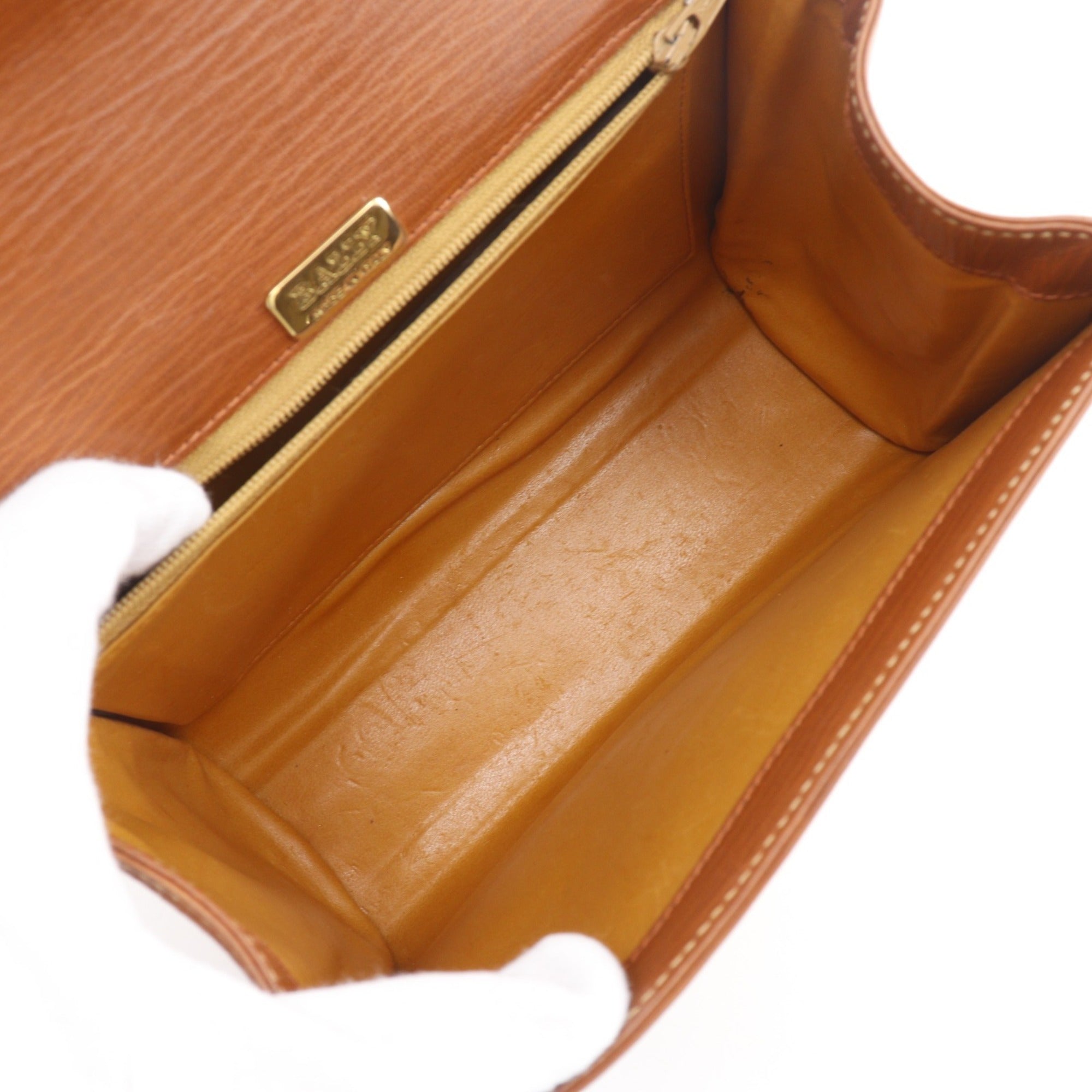 Bally Brown Leather Shoulder Bag (Pre-Owned)