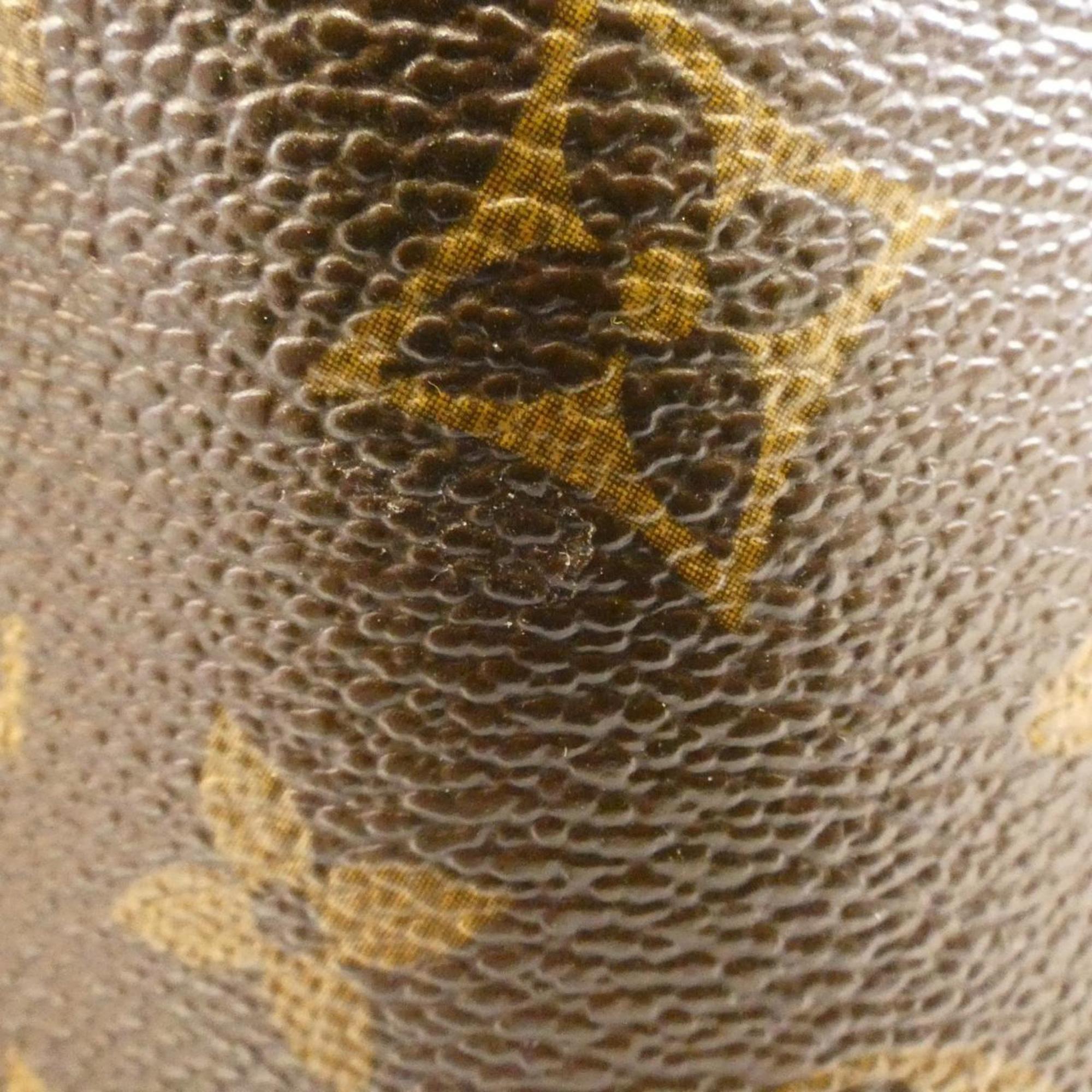 Louis Vuitton Monogram Marron Coated Canvas Handbag (Pre-Owned)