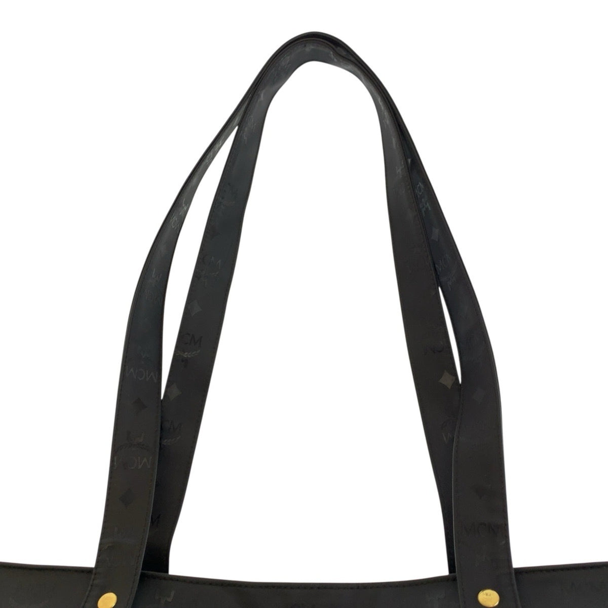 Mcm Black Pvc Shoulder Bag Tote Bag (Pre-Owned)