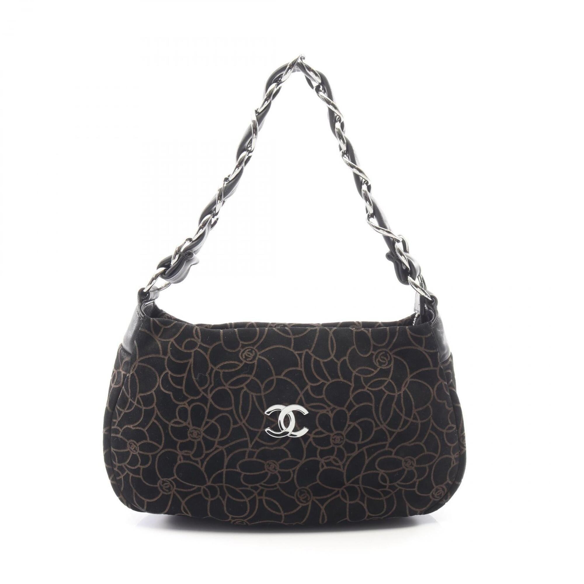 Chanel Black Leather Handbag (Pre-Owned)
