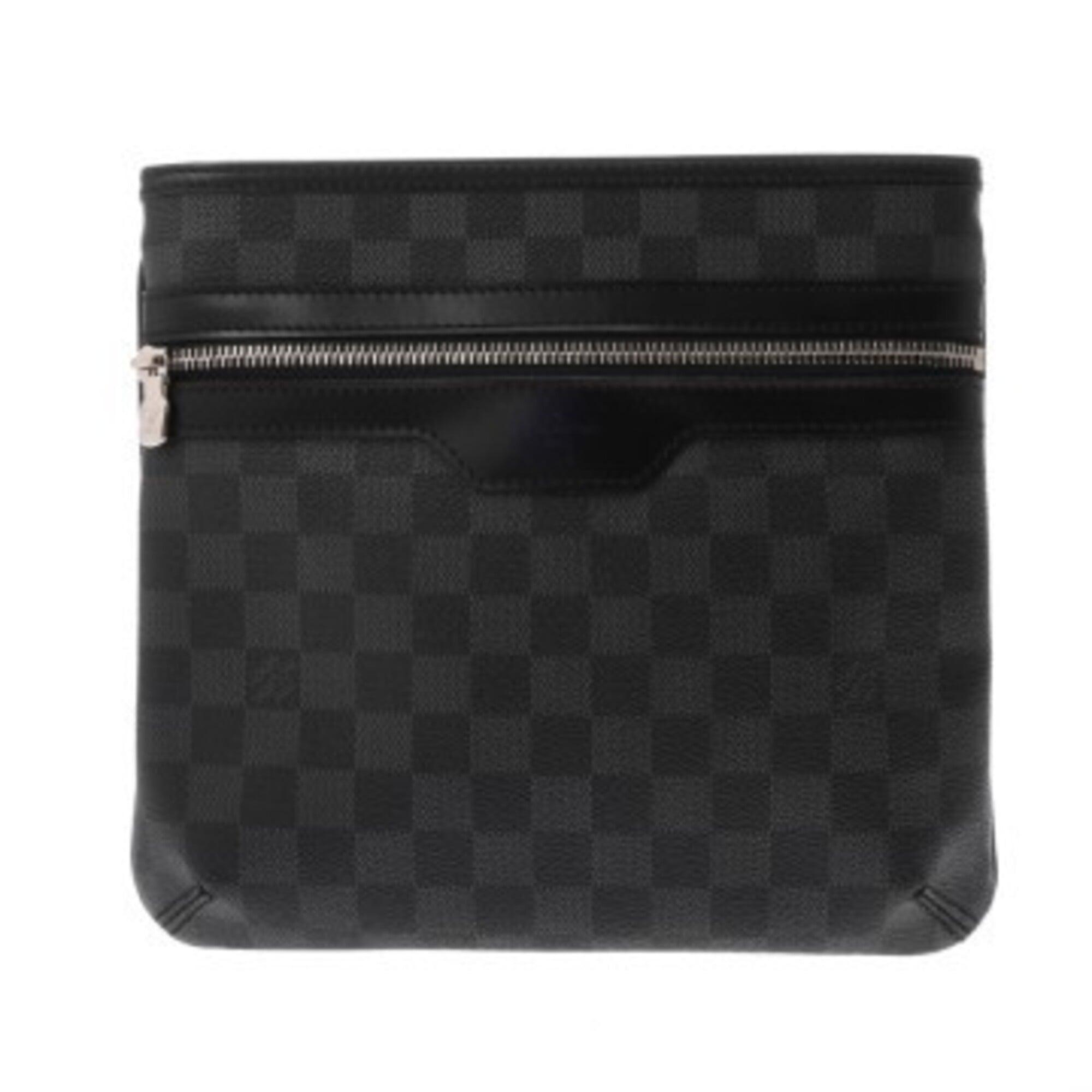 Louis Vuitton Damier Graphite Black Gray Damier Graphite Shoulder Bag (Pre-Owned)