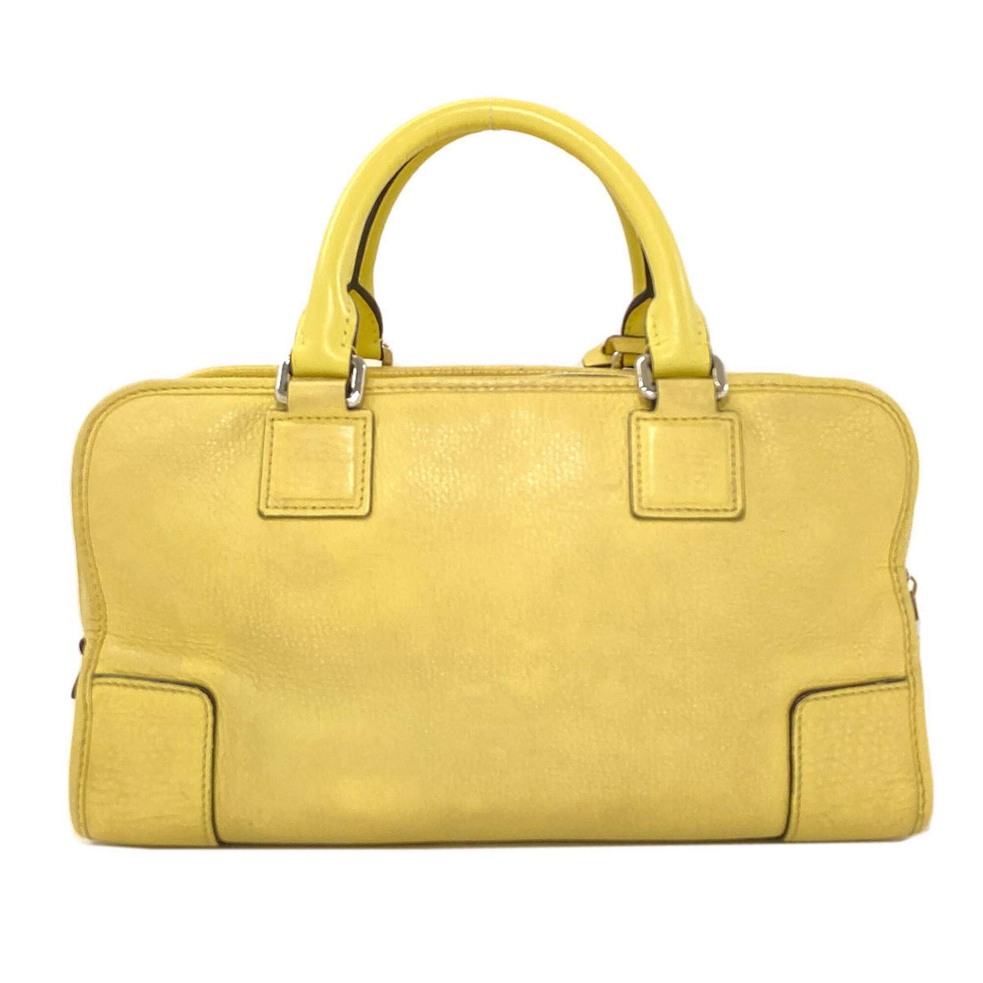 Loewe Yellow Leather Handbag (Pre-Owned)