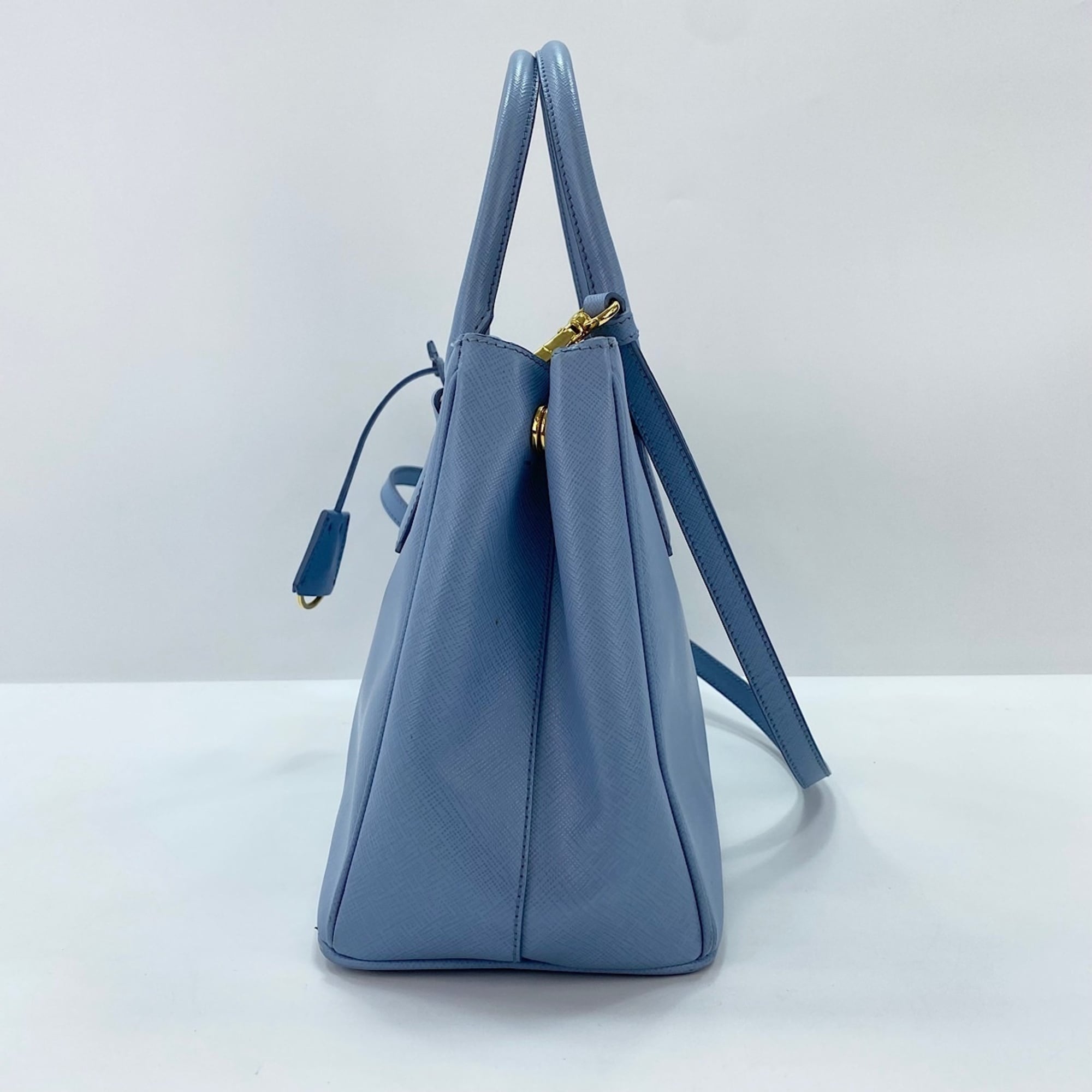 Prada Blue Handbag Shoulder Bag (Pre-Owned)