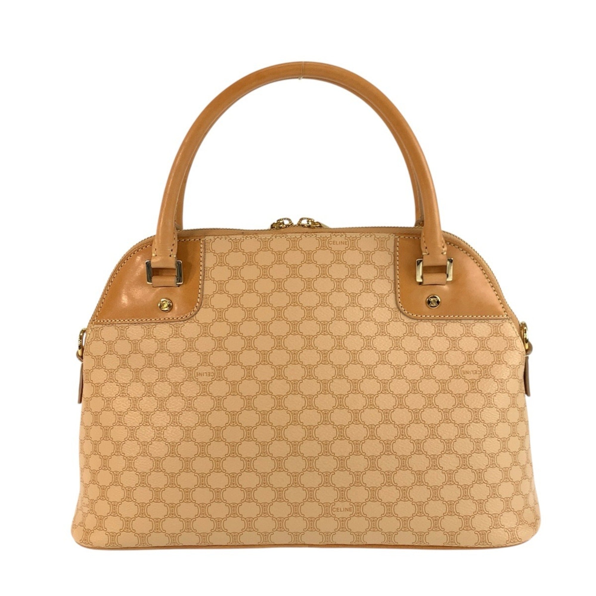 Celine Beige Camel Pvc Leather Handbag Shoulder Bag (Pre-Owned)