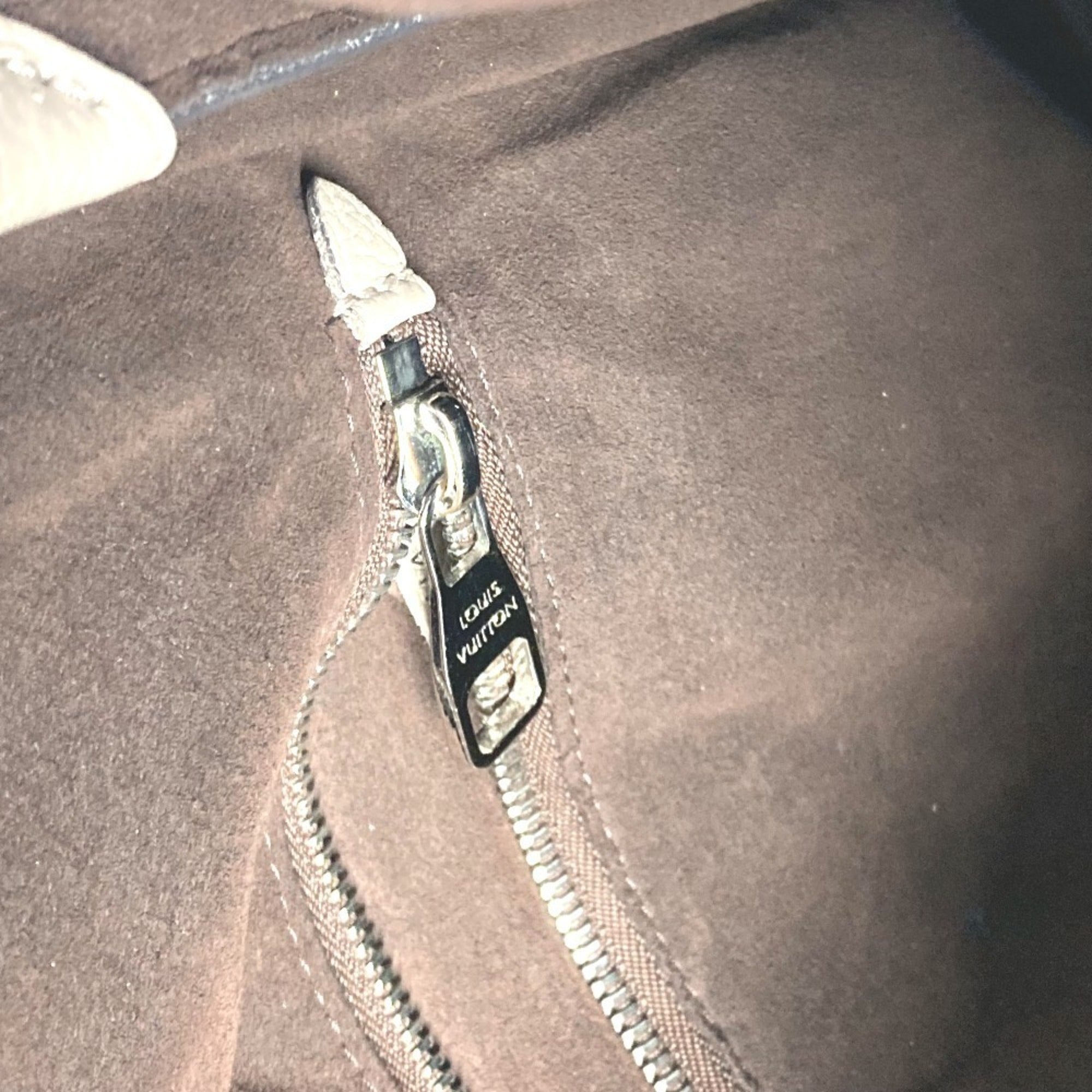 Louis Vuitton Beige Monogram Shoulder Bag Tote Bag (Pre-Owned)