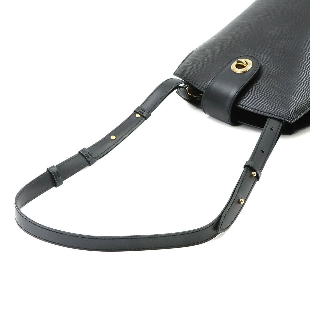 Louis Vuitton Epi Noir Epi Leather Handbag Shoulder Bag (Pre-Owned)
