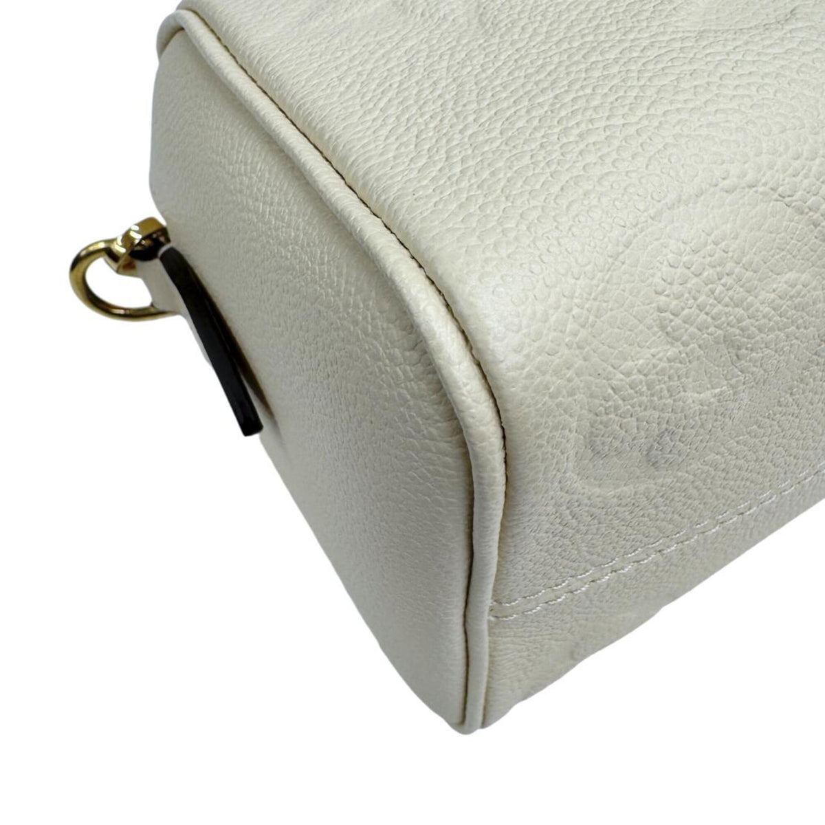 Louis Vuitton Monogram Empreinte Beige Cream Monogram Empreinte Boston Bag (Pre-Owned)