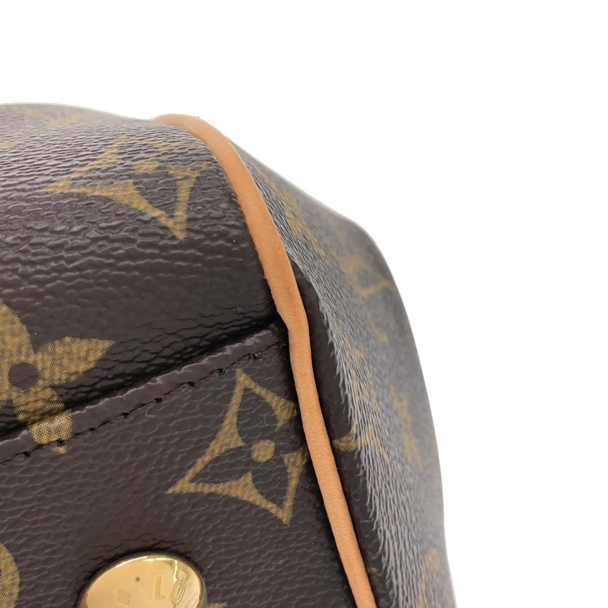 Louis Vuitton Marron Coated Canvas Handbag (Pre-Owned)