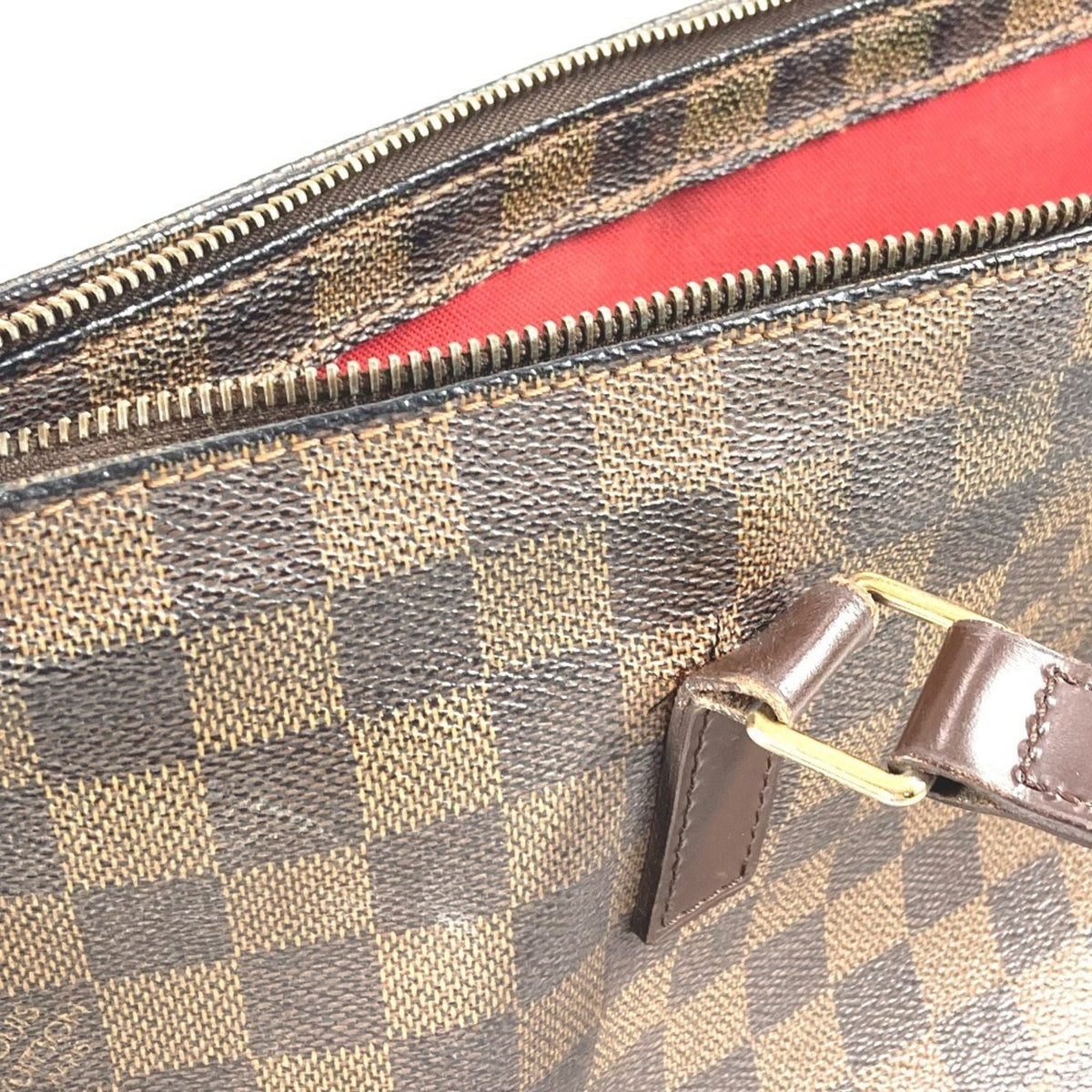 Louis Vuitton Damier Brown Ebene Damier Canvas Shoulder Bag Tote Bag (Pre-Owned)