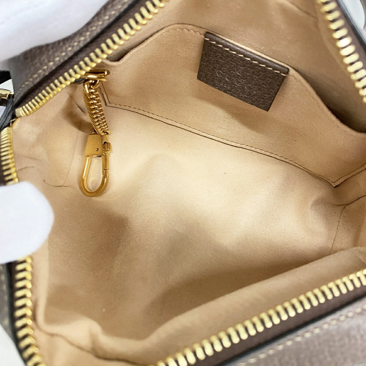Gucci Brown Pvc Shoulder Bag (Pre-Owned)