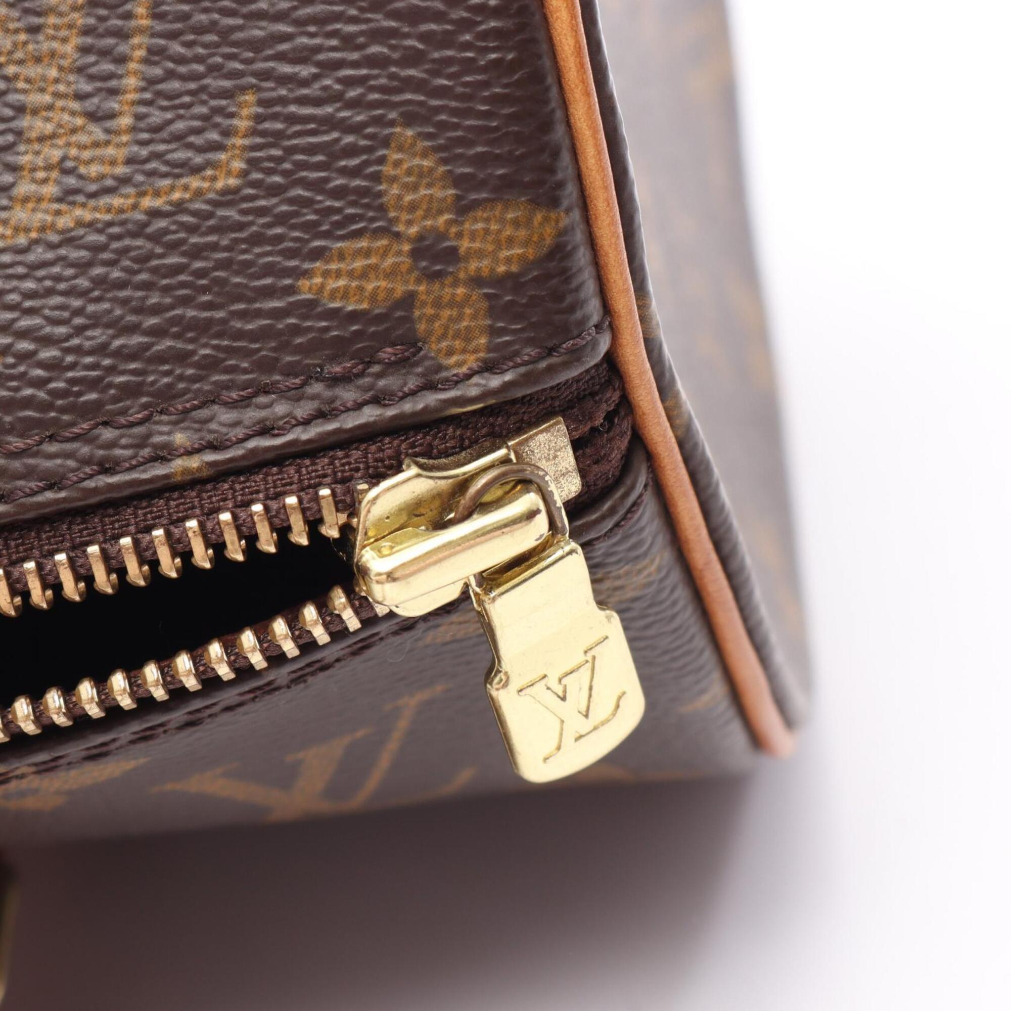Louis Vuitton Brown Monogram Monogram Handbag Pouch (Pre-Owned)