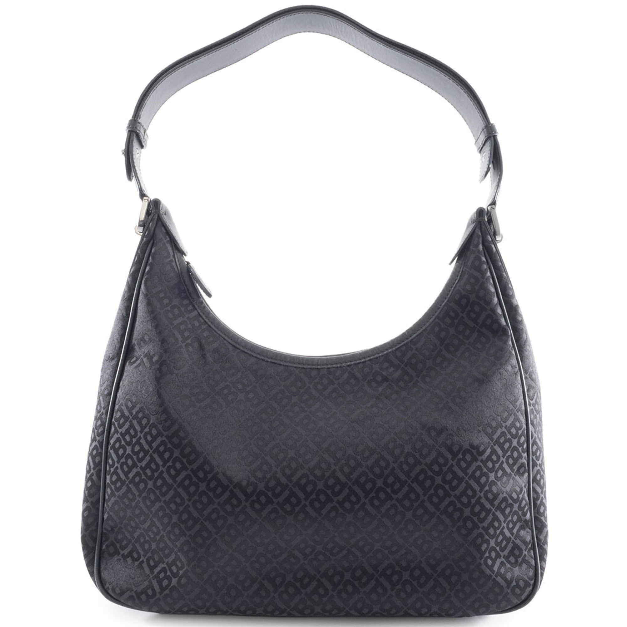 Bally Black Nylon Leather Shoulder Bag (Pre-Owned)