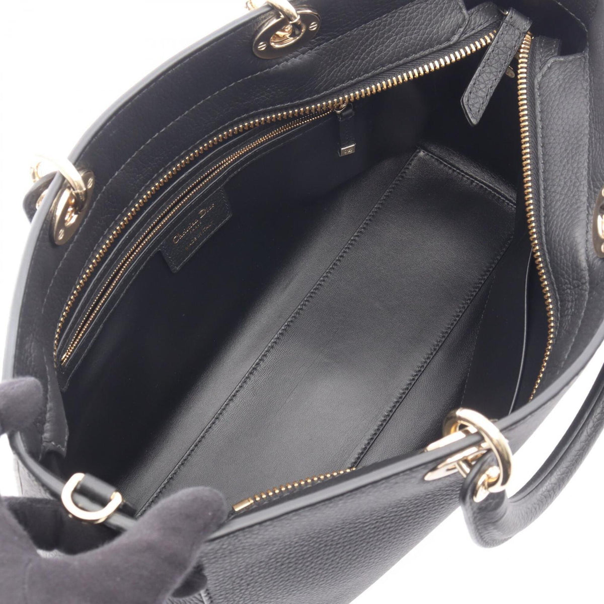 Christian Dior Black Leather Handbag (Pre-Owned)