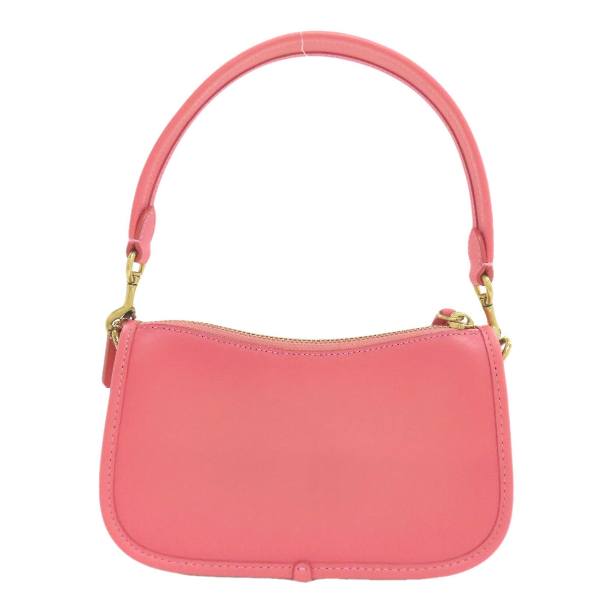 Coach Pink Leather Handbag (Pre-Owned)