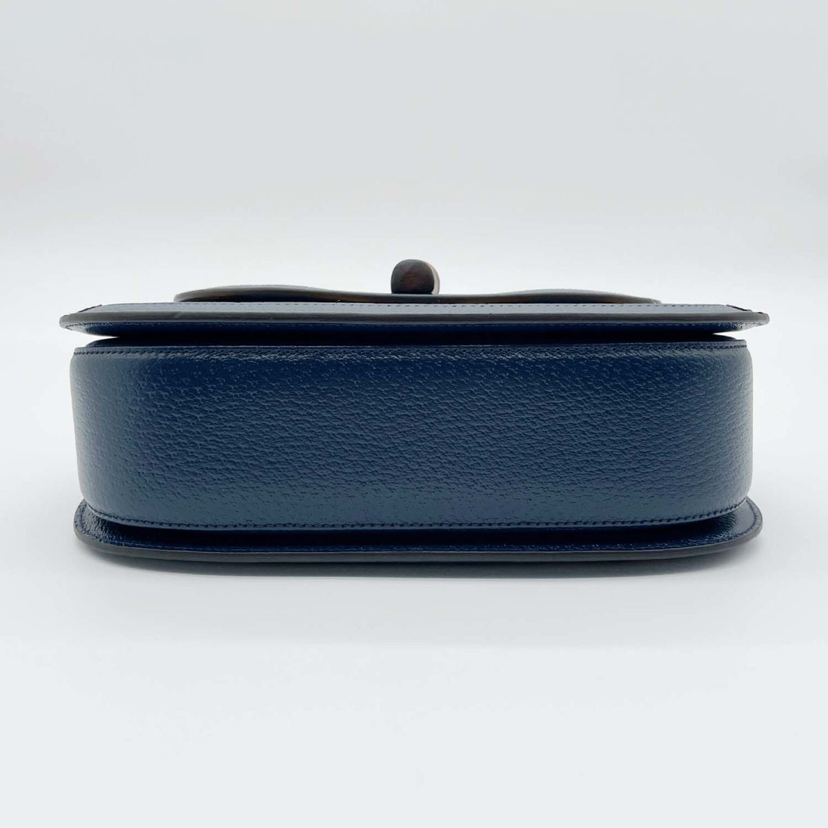 Gucci Blue Pvc Leather Handbag (Pre-Owned)
