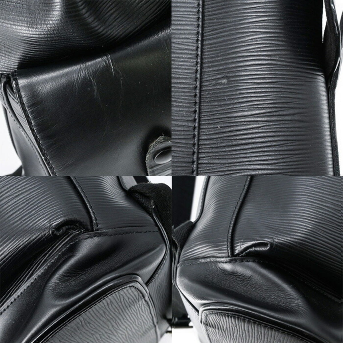 Louis Vuitton Epi Black Epi Leather Backpack (Pre-Owned)