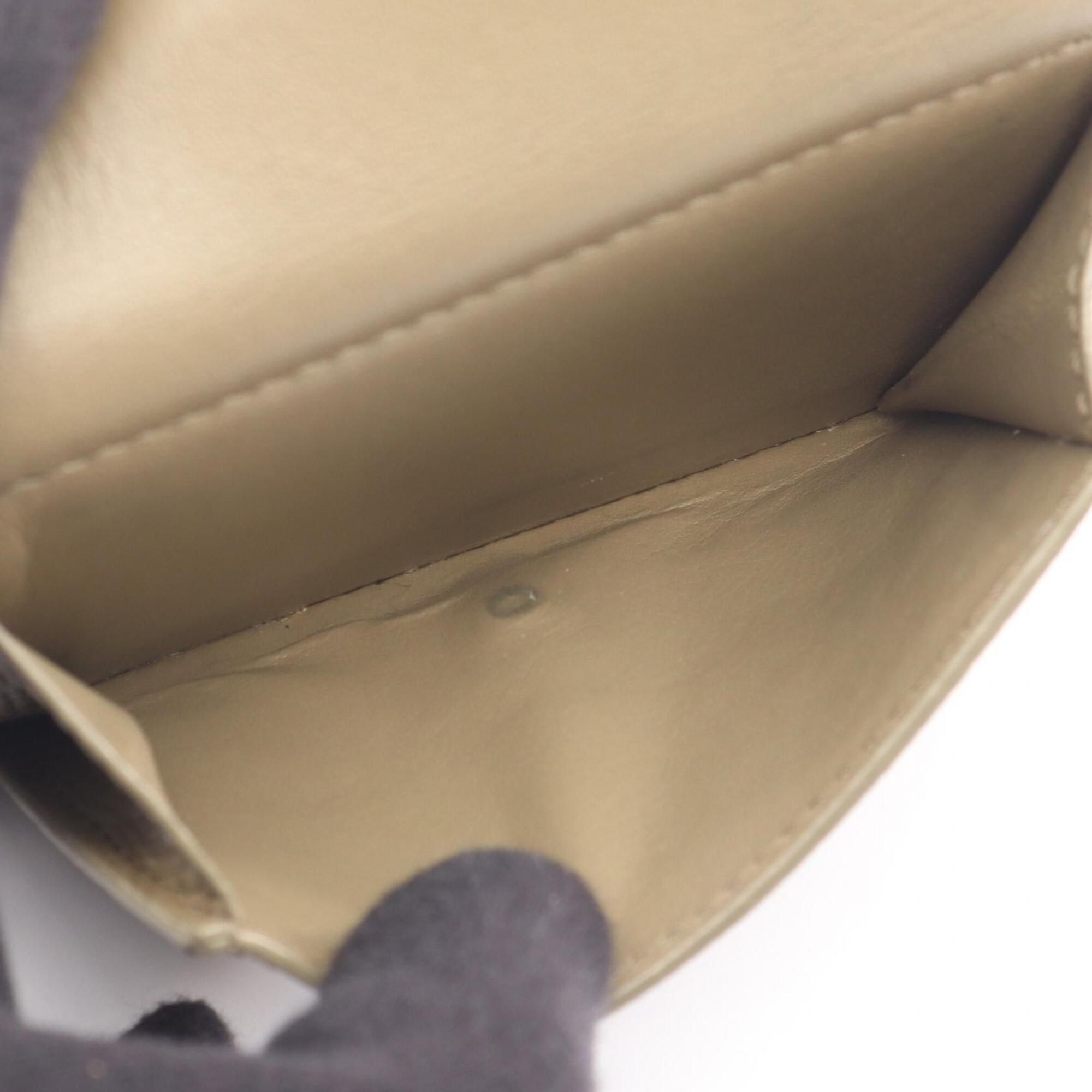 Loewe Beige Leather Wallet (Tri-Fold) (Pre-Owned)