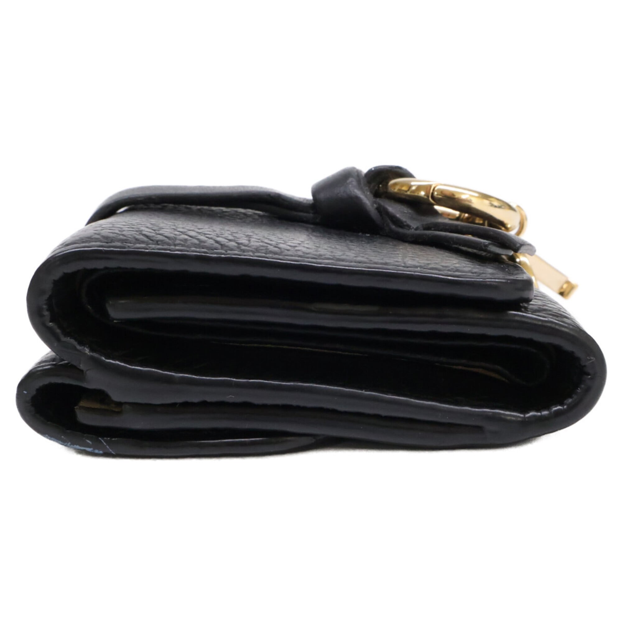 Chloé Black Leather Wallet (Tri-Fold) (Pre-Owned)