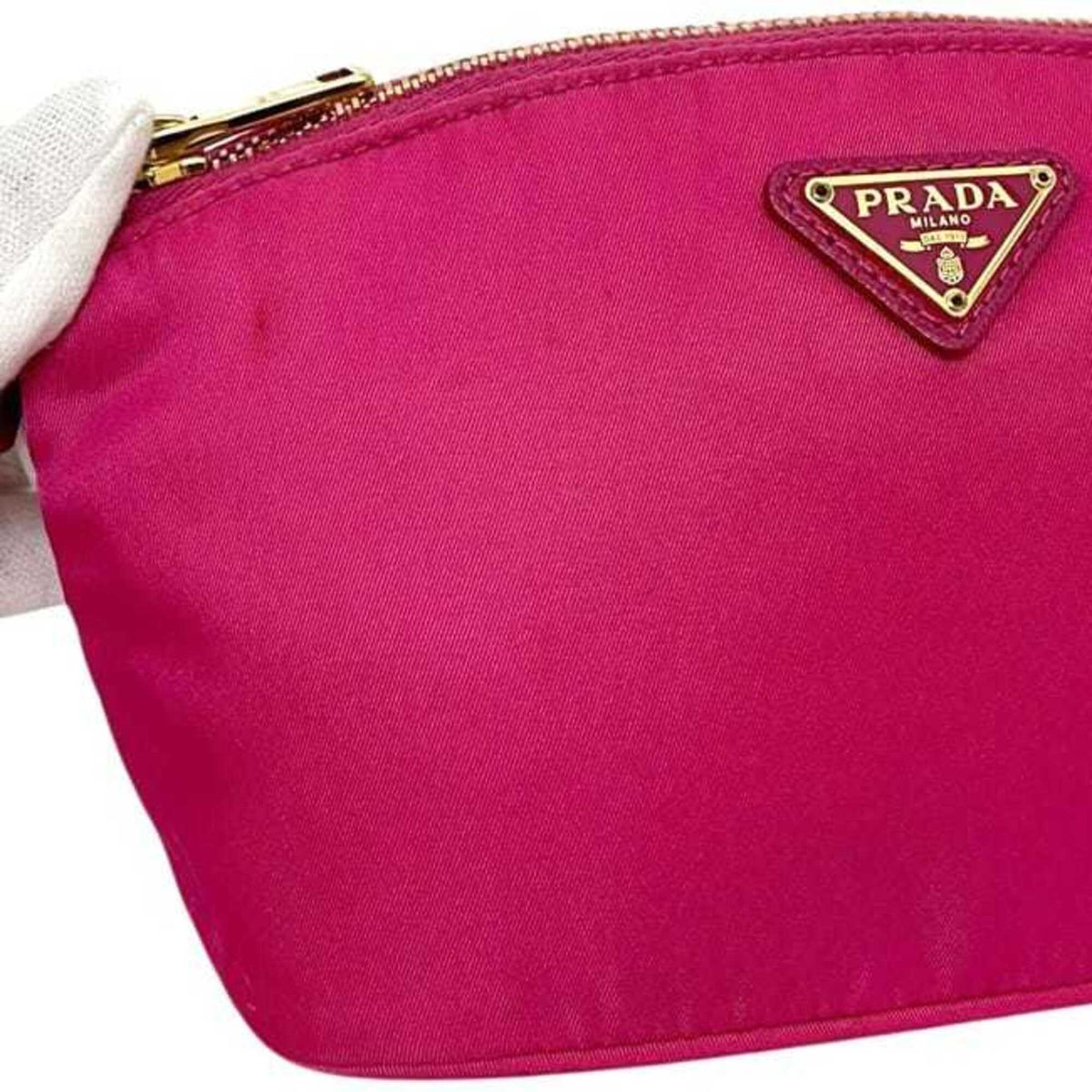 Prada Pink Nylon Pouch (Pre-Owned)