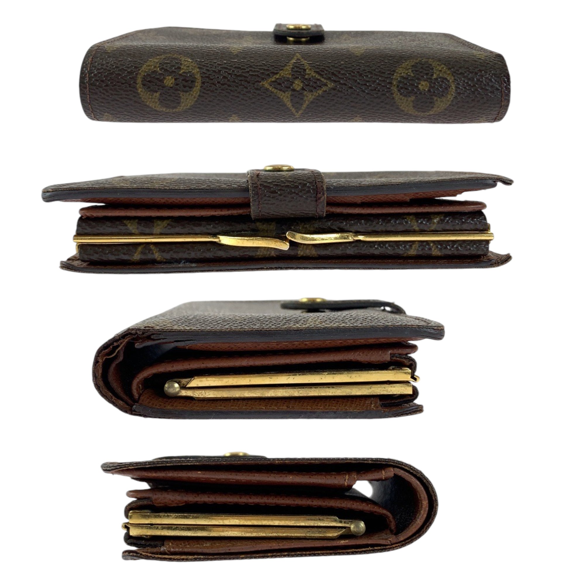 Louis Vuitton Brown Monogram Monogram Wallet (Bi-Fold) (Pre-Owned)