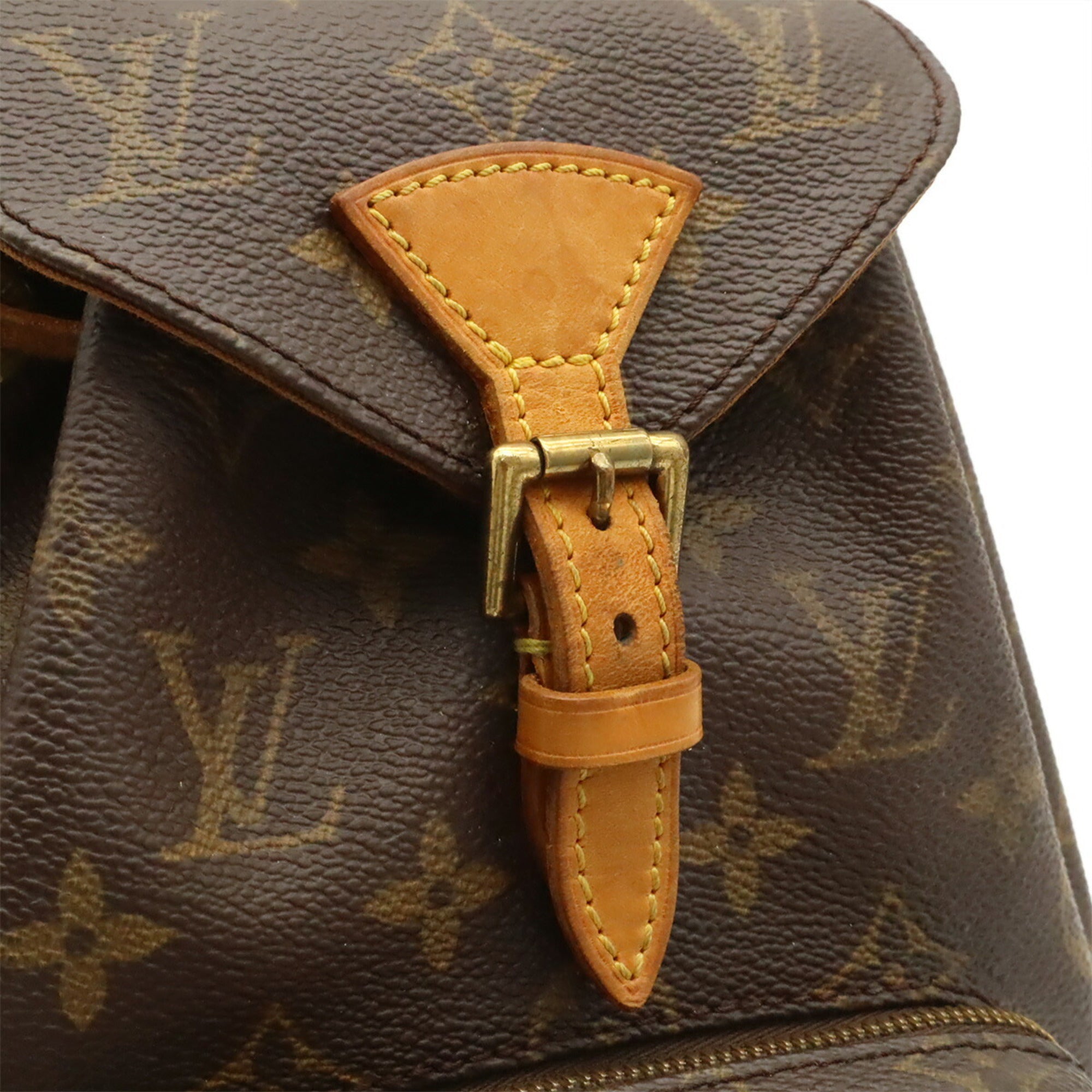 Louis Vuitton Brown Monogram Monogram Backpack Shoulder Bag (Pre-Owned)