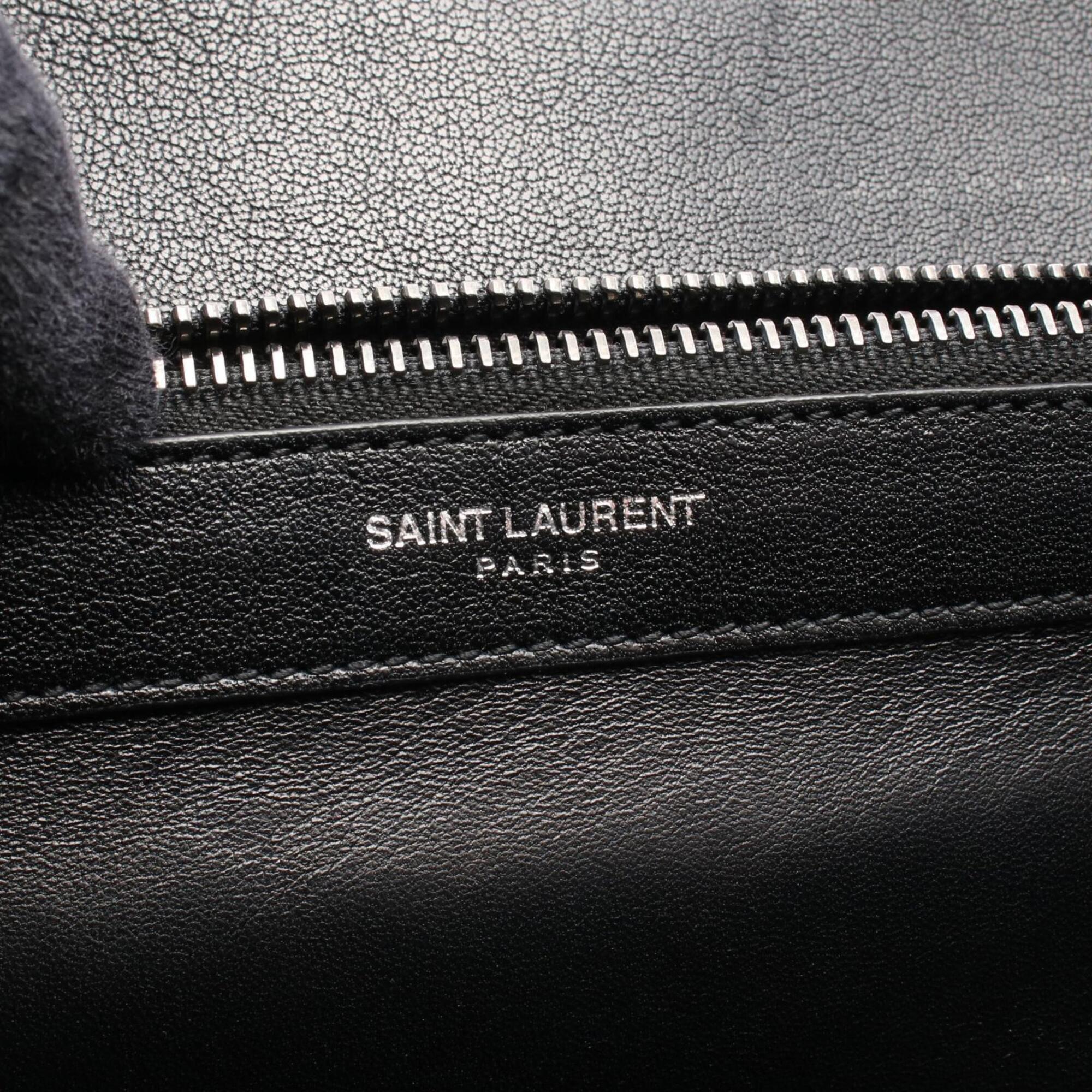 Saint Laurent Black Leather Handbag (Pre-Owned)