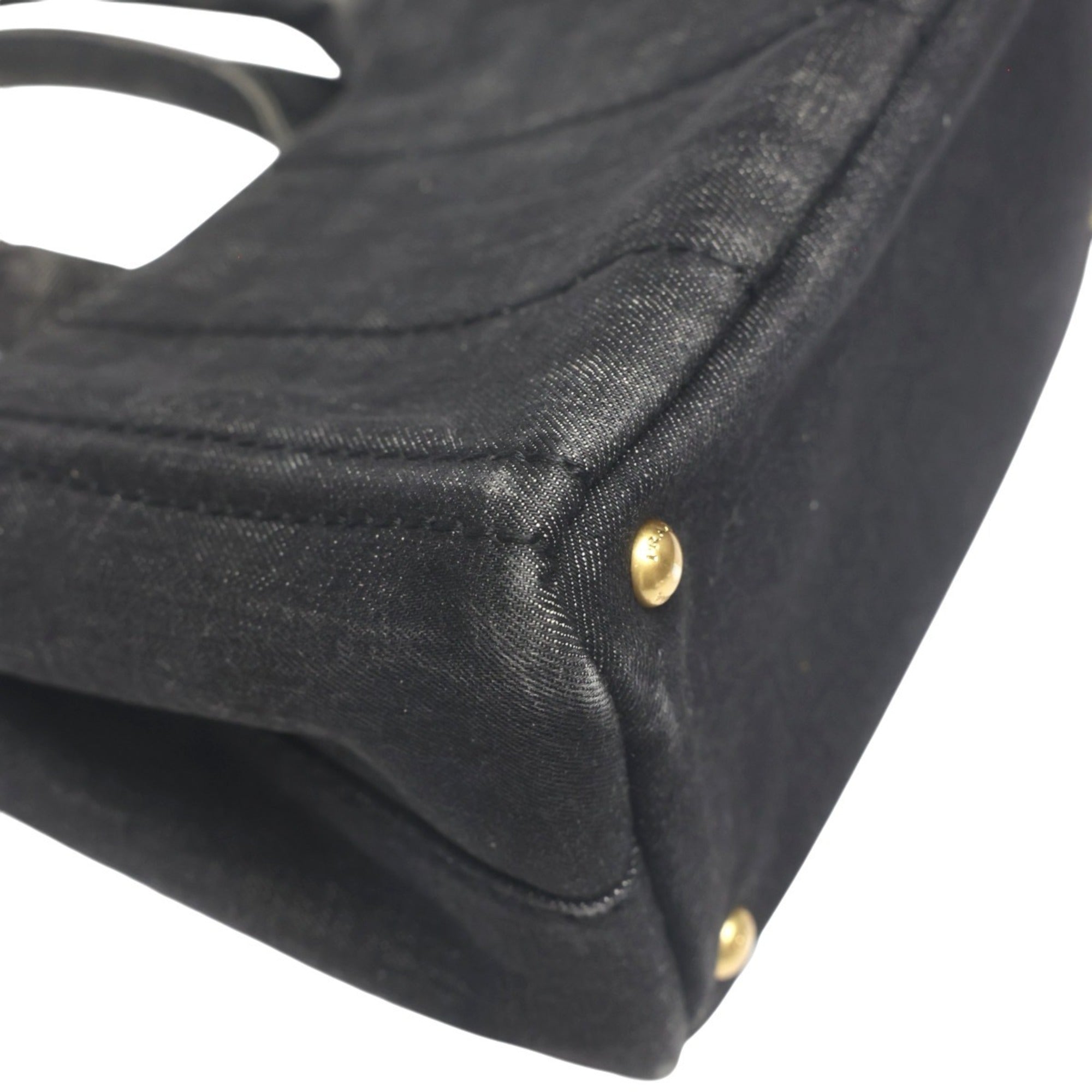 Prada Black Denim Tote Bag (Pre-Owned)