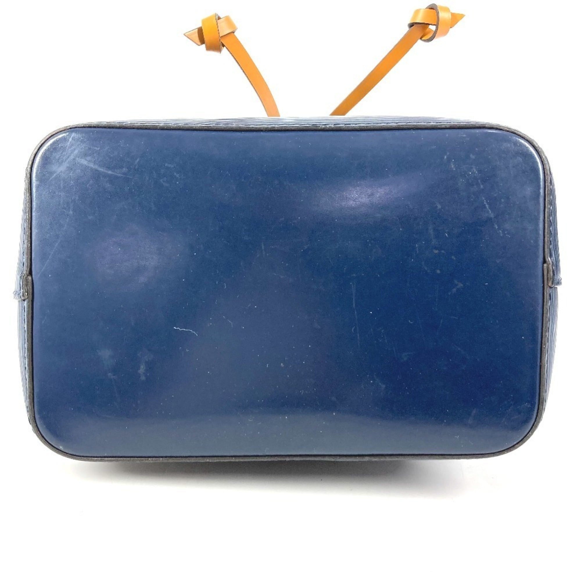 Louis Vuitton Bicolor Galle Indigo Navy Saffron Yellow Epi Leather Handbag Shoulder Bag (Pre-Owned)