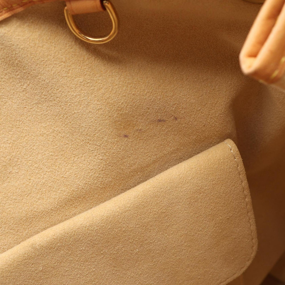 Louis Vuitton Monogram Brown Coated Canvas Leather Handbag Shoulder Bag (Pre-Owned)