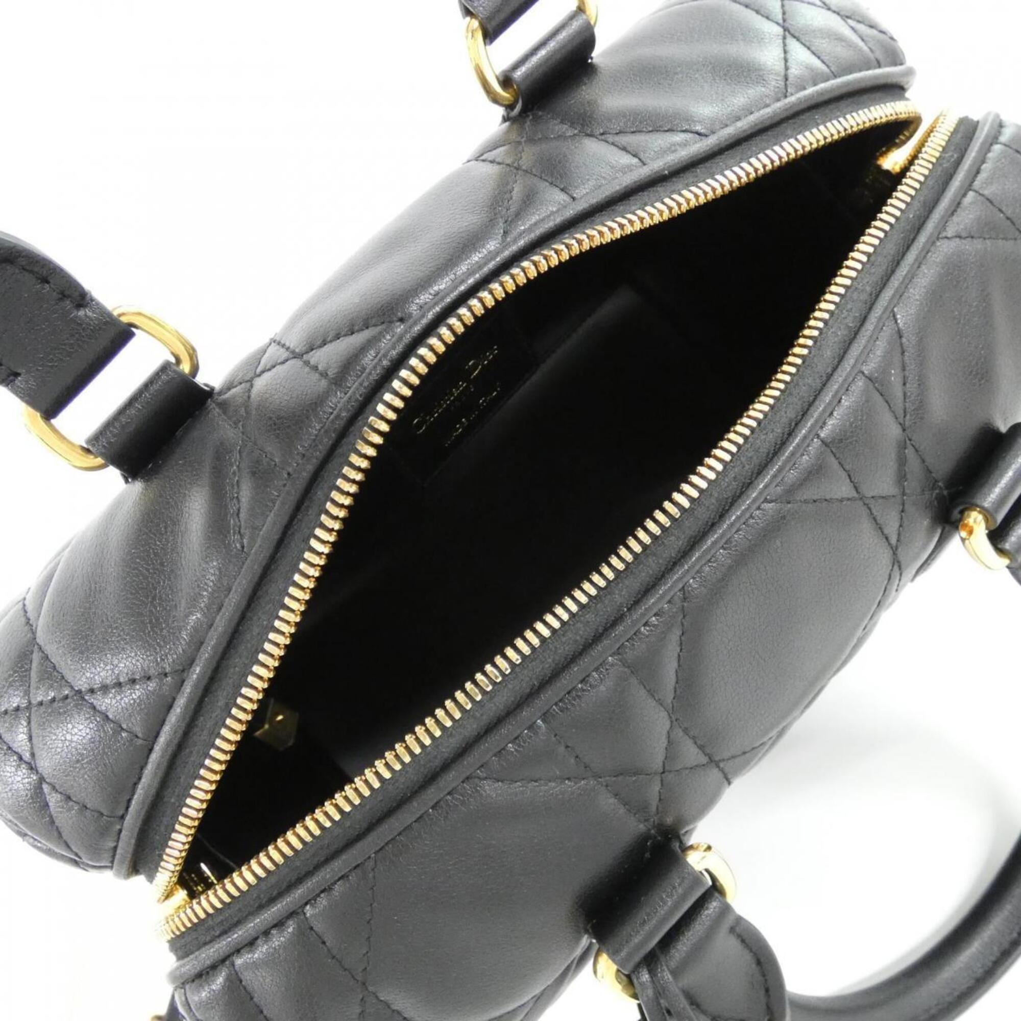 Christian Dior Black Leather Handbag (Pre-Owned)