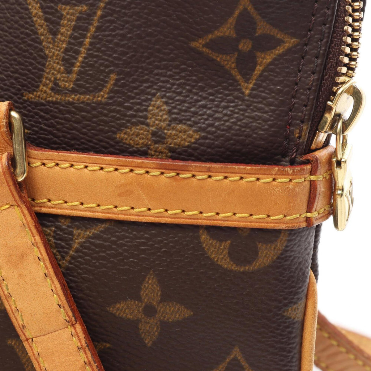 Louis Vuitton Monogram Brown Monogram Leather Shoulder Bag (Pre-Owned)