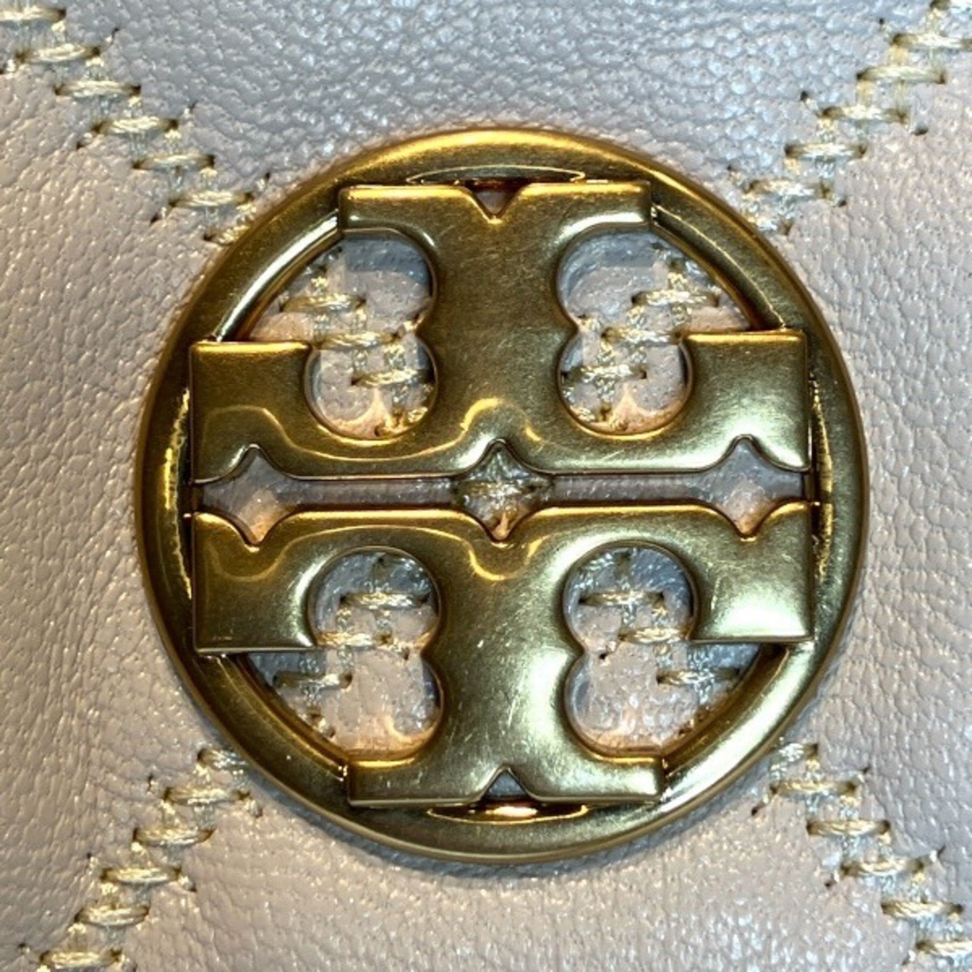 Tory Burch Ivory Ivory Handbag Shoulder Bag (Pre-Owned)