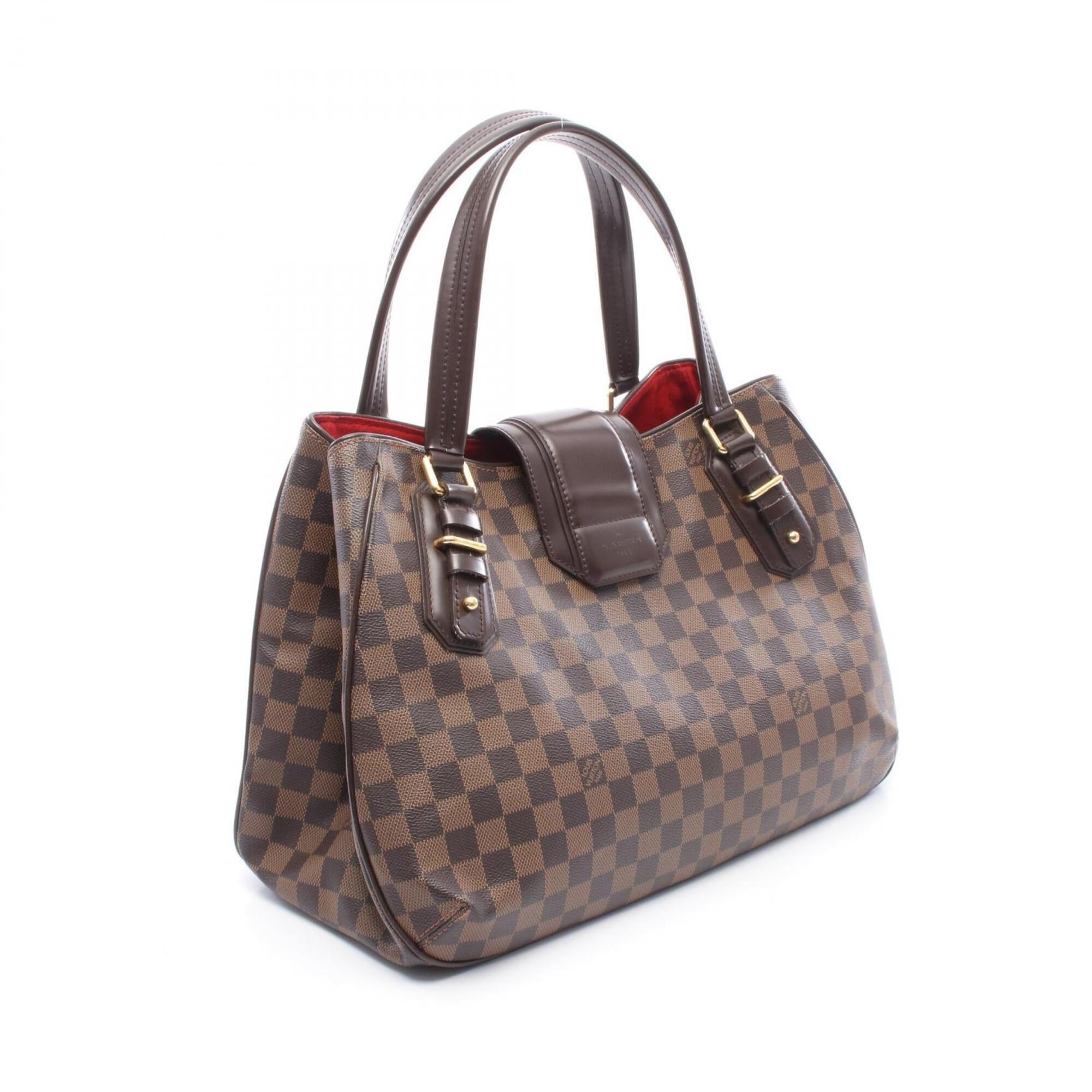 Louis Vuitton Brown Damier Canvas Coated Canvas Handbag (Pre-Owned)