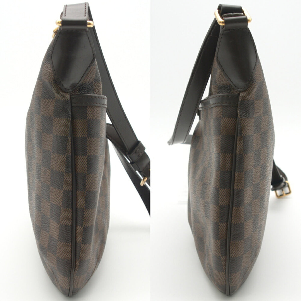 Louis Vuitton Damier Canvas Ebene Damier Canvas Shoulder Bag (Pre-Owned)