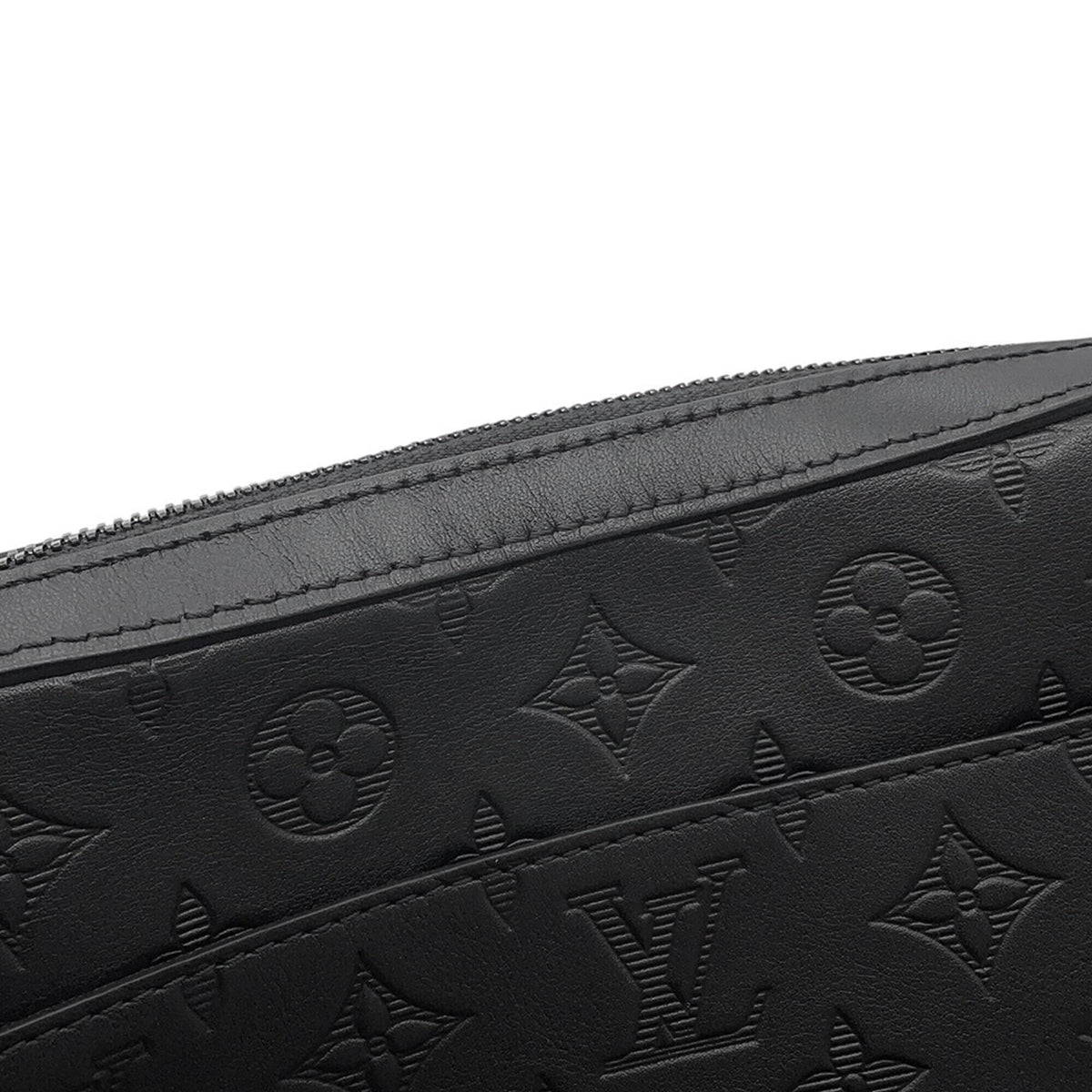 Louis Vuitton Noir Monogram Shadow Handbag Pouch Shoulder Bag (Pre-Owned)