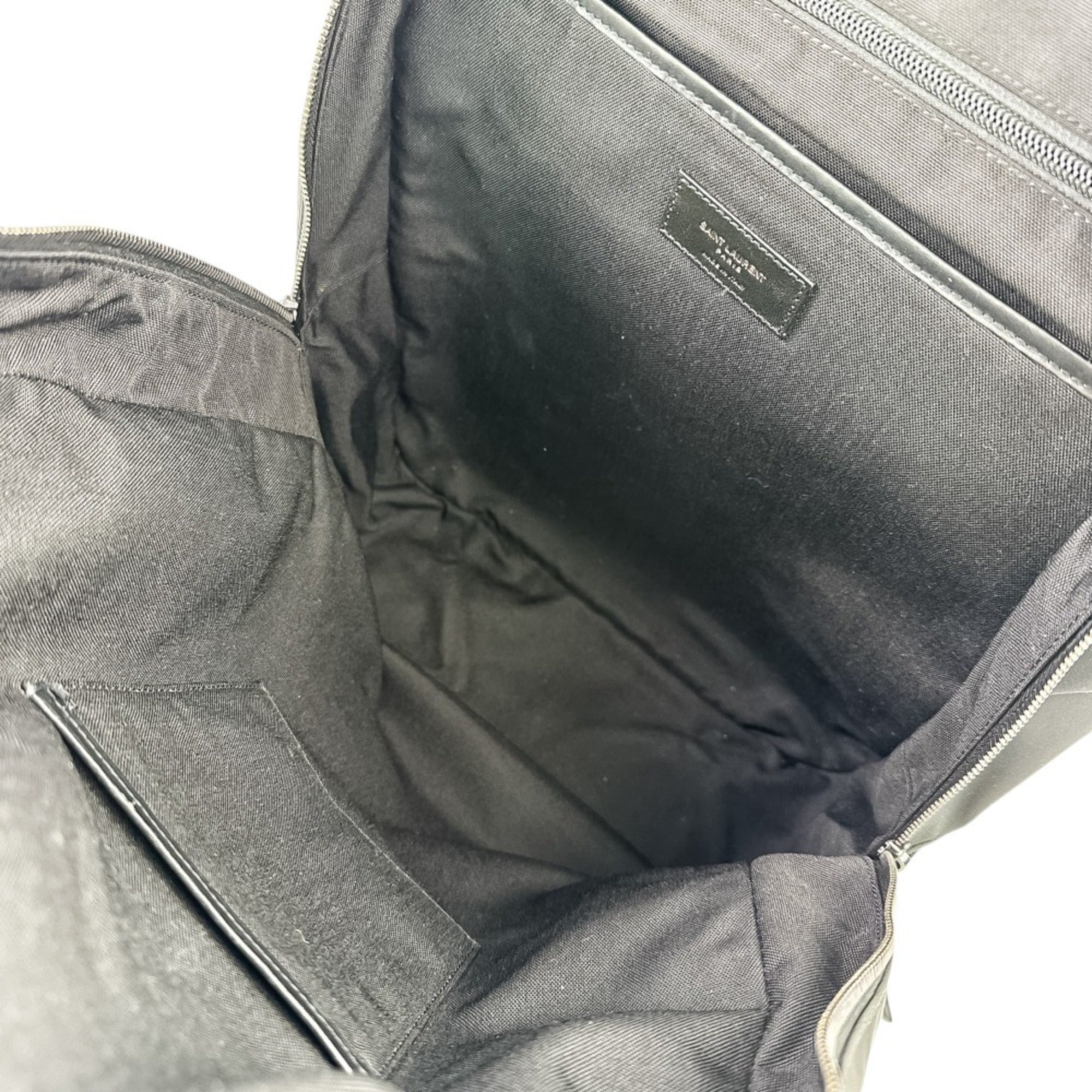 Yves Saint Laurent Black Backpack (Pre-Owned)