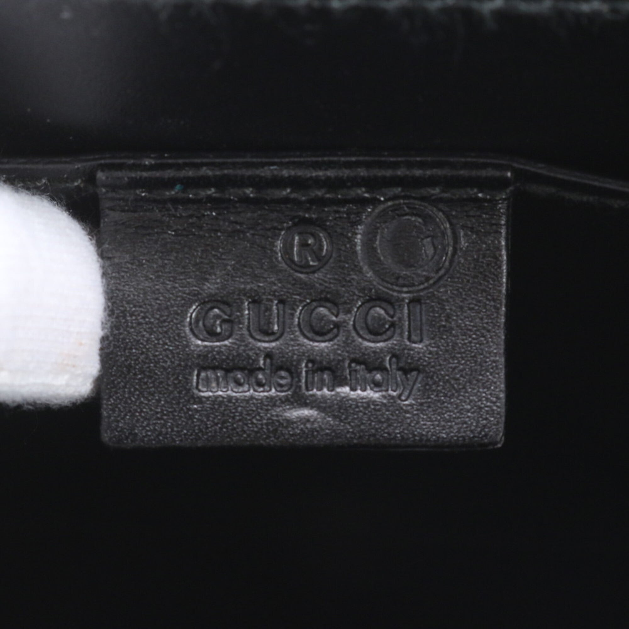 Gucci Black Leather Crossbody Bag Shoulder Bag (Pre-Owned)