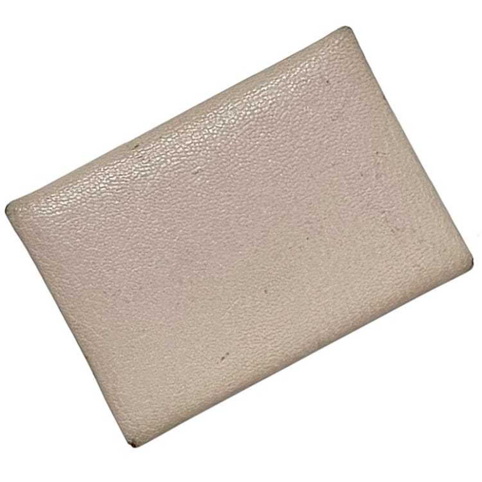 Hermes Pink Leather Chevre Myzore Leather Coin Purse/Coin Case (Pre-Owned)