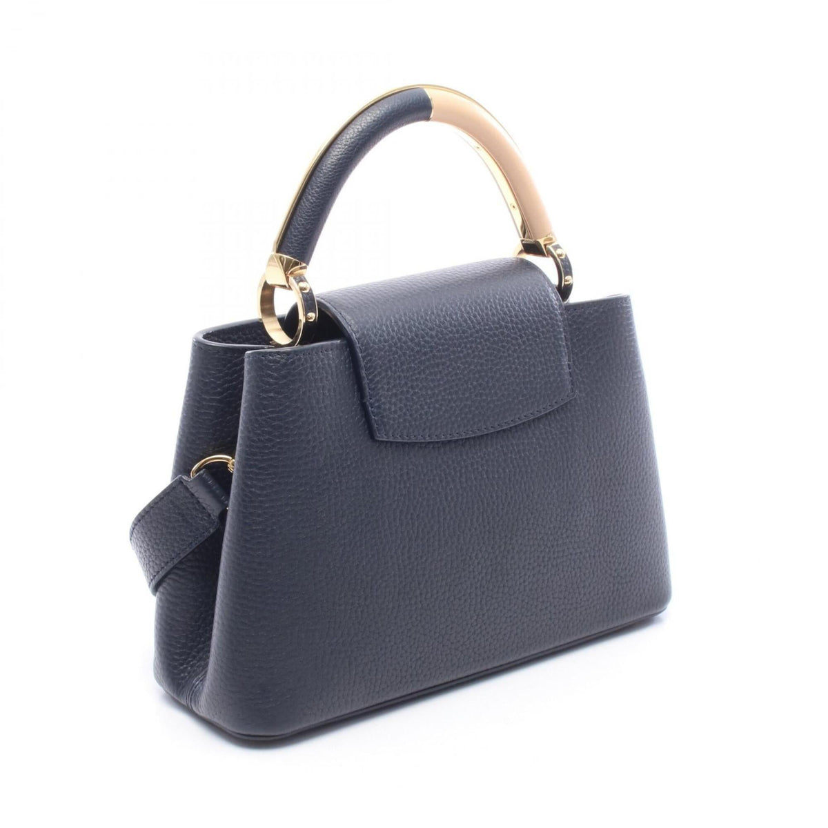 Louis Vuitton Multi-Color Navy Leather Handbag (Pre-Owned)