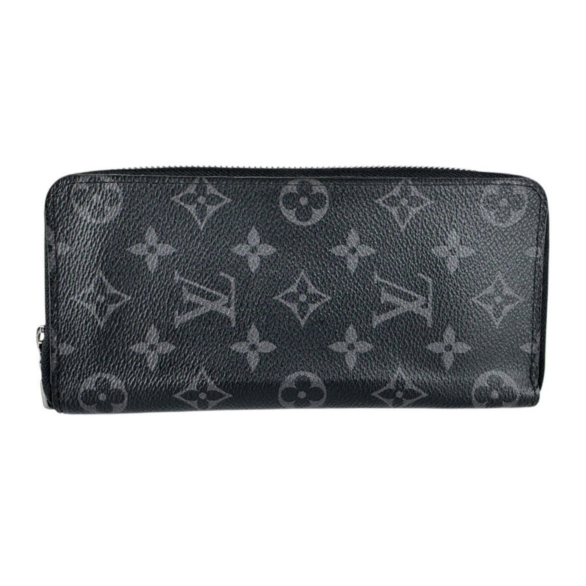 Louis Vuitton Black Monogram Eclipse Monogram Eclipse Long Wallet (Bi-Fold) (Pre-Owned)
