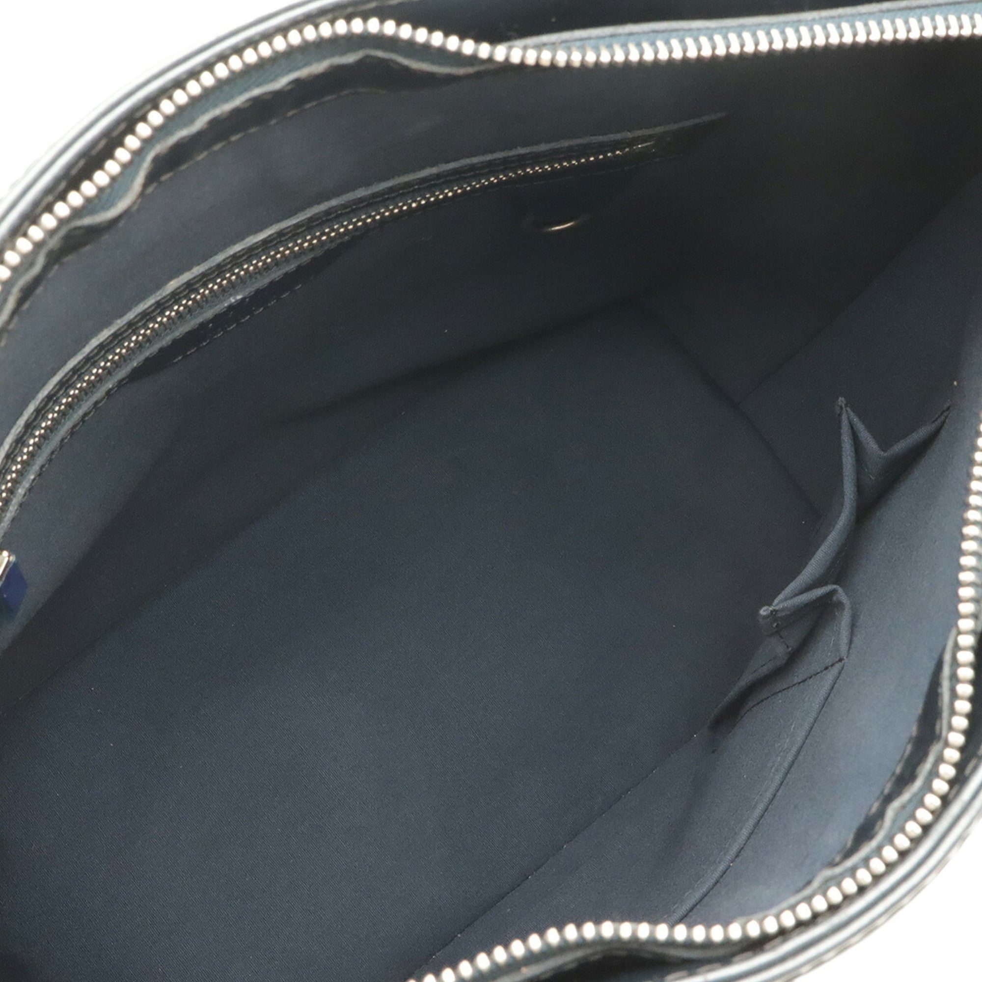 Louis Vuitton Blue Monogram Mat Shoulder Bag Tote Bag (Pre-Owned)