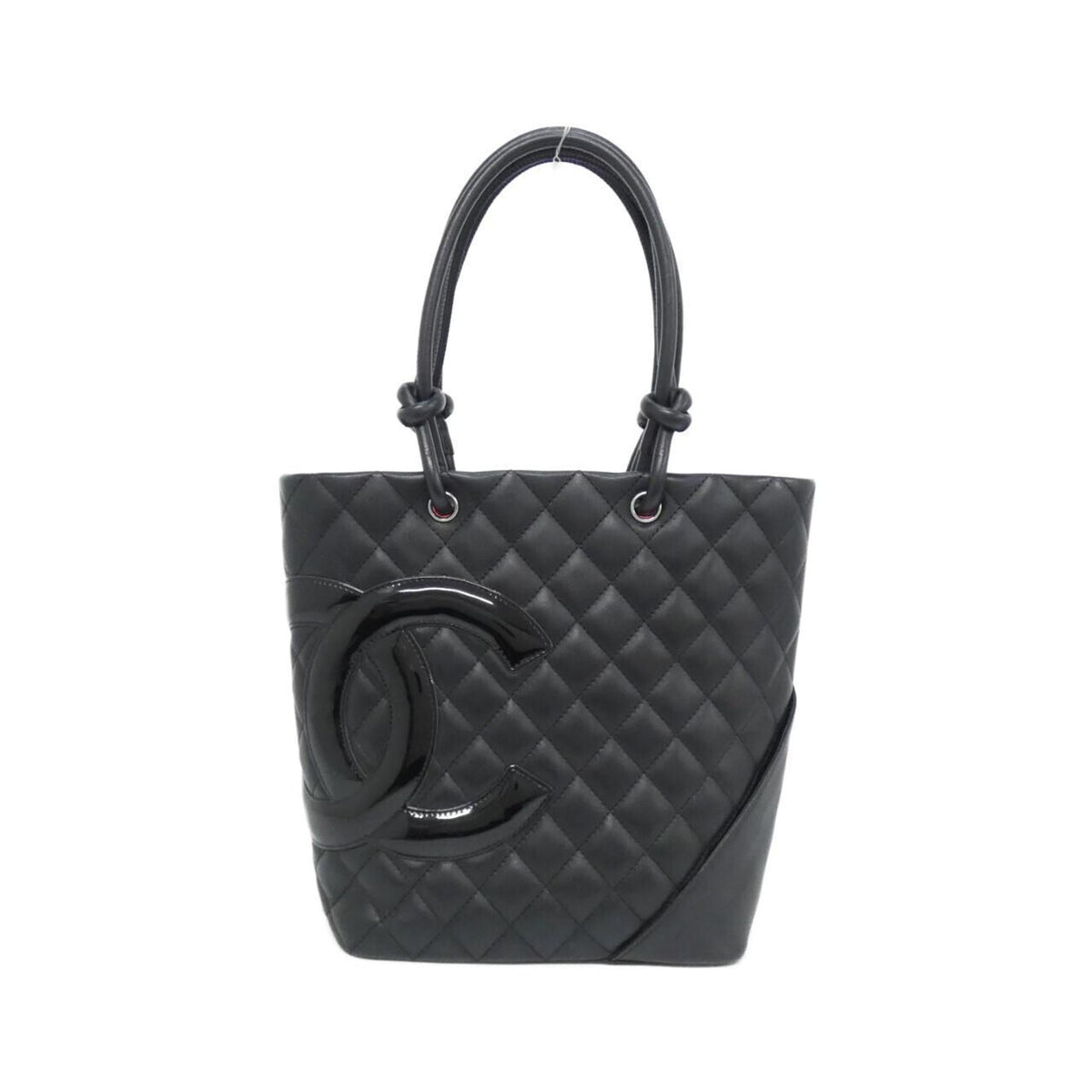 Chanel Black Leather Handbag (Pre-Owned)