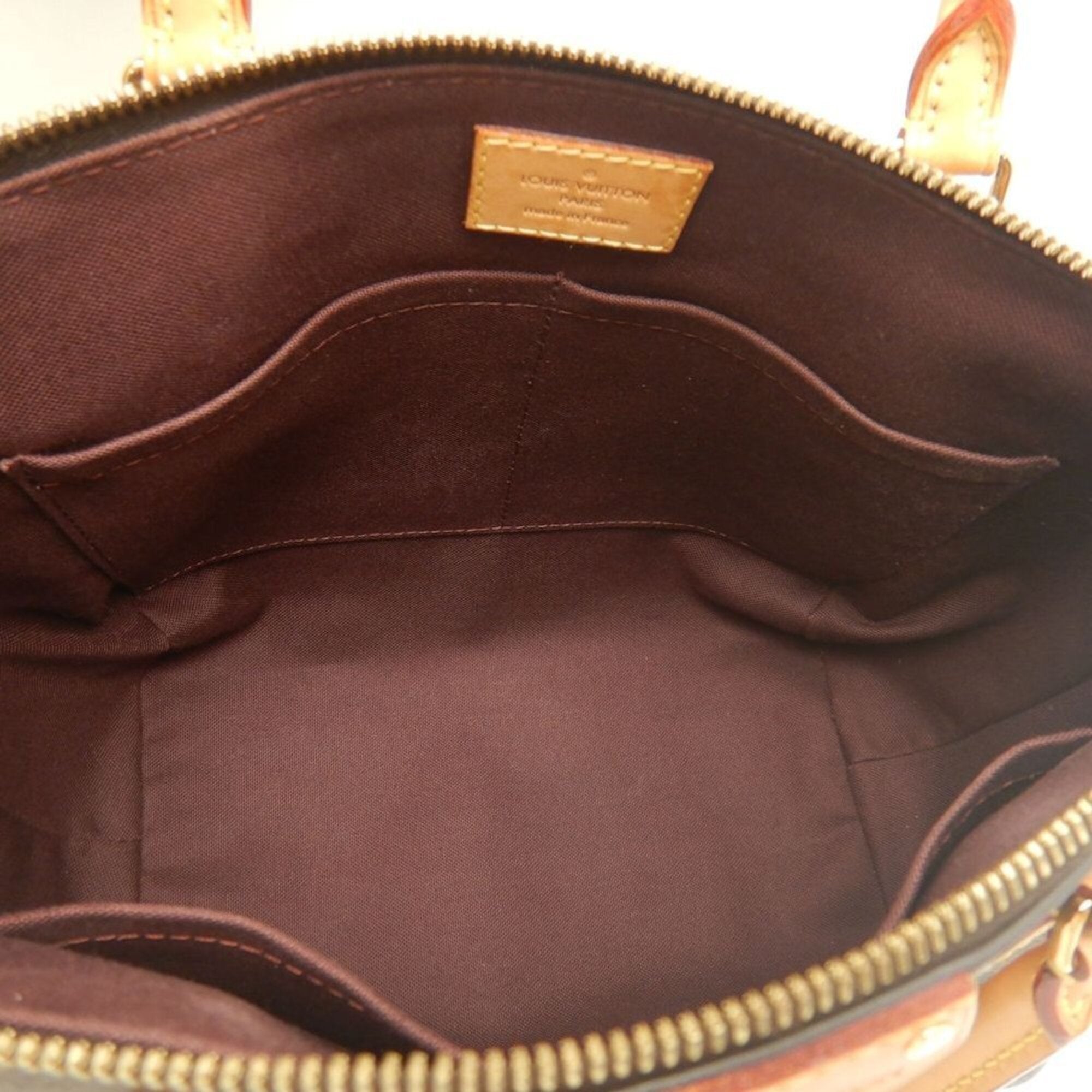 Louis Vuitton Brown Monogram Canvas Handbag (Pre-Owned)