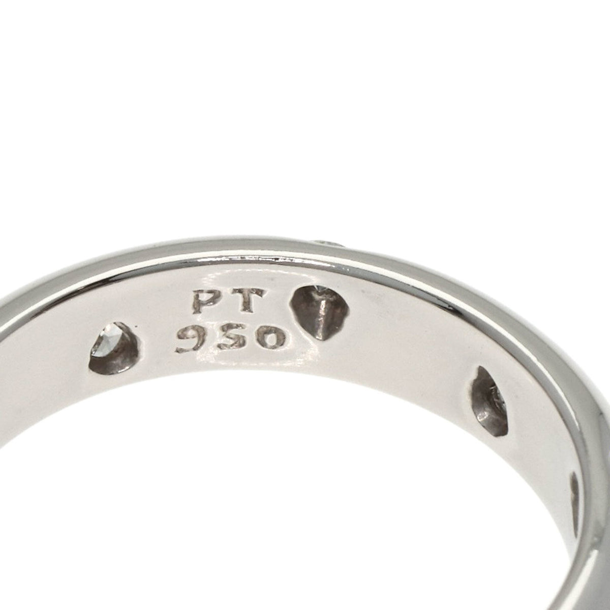 Tiffany Silver Platinum 950 Band Ring (Pre-Owned)