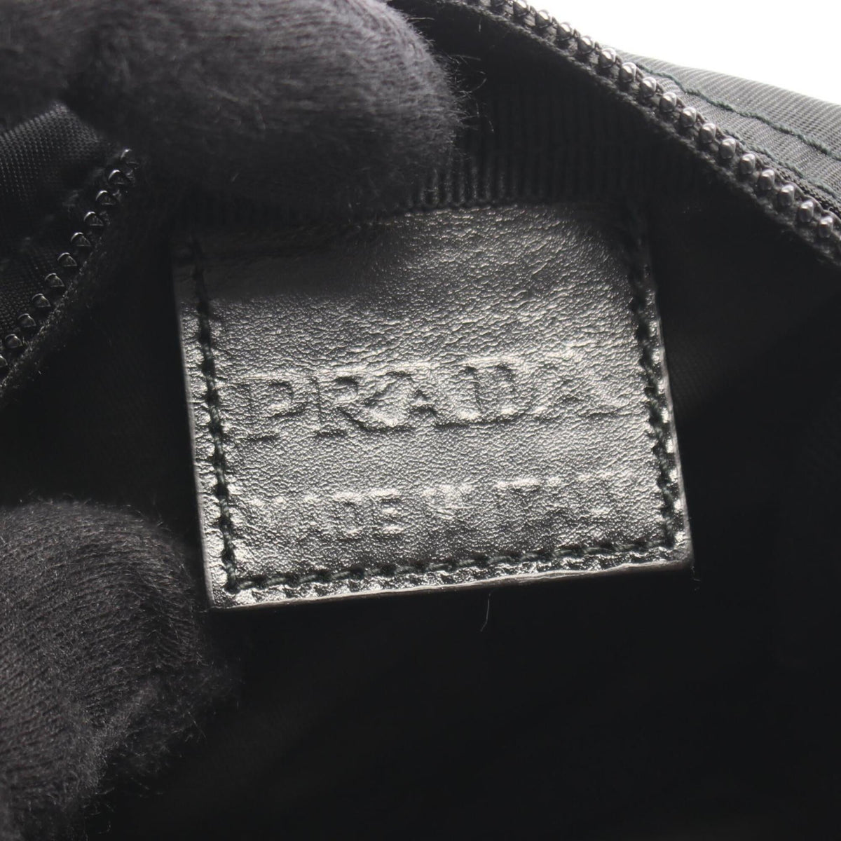 Prada Black Nylon Handbag Pouch (Pre-Owned)