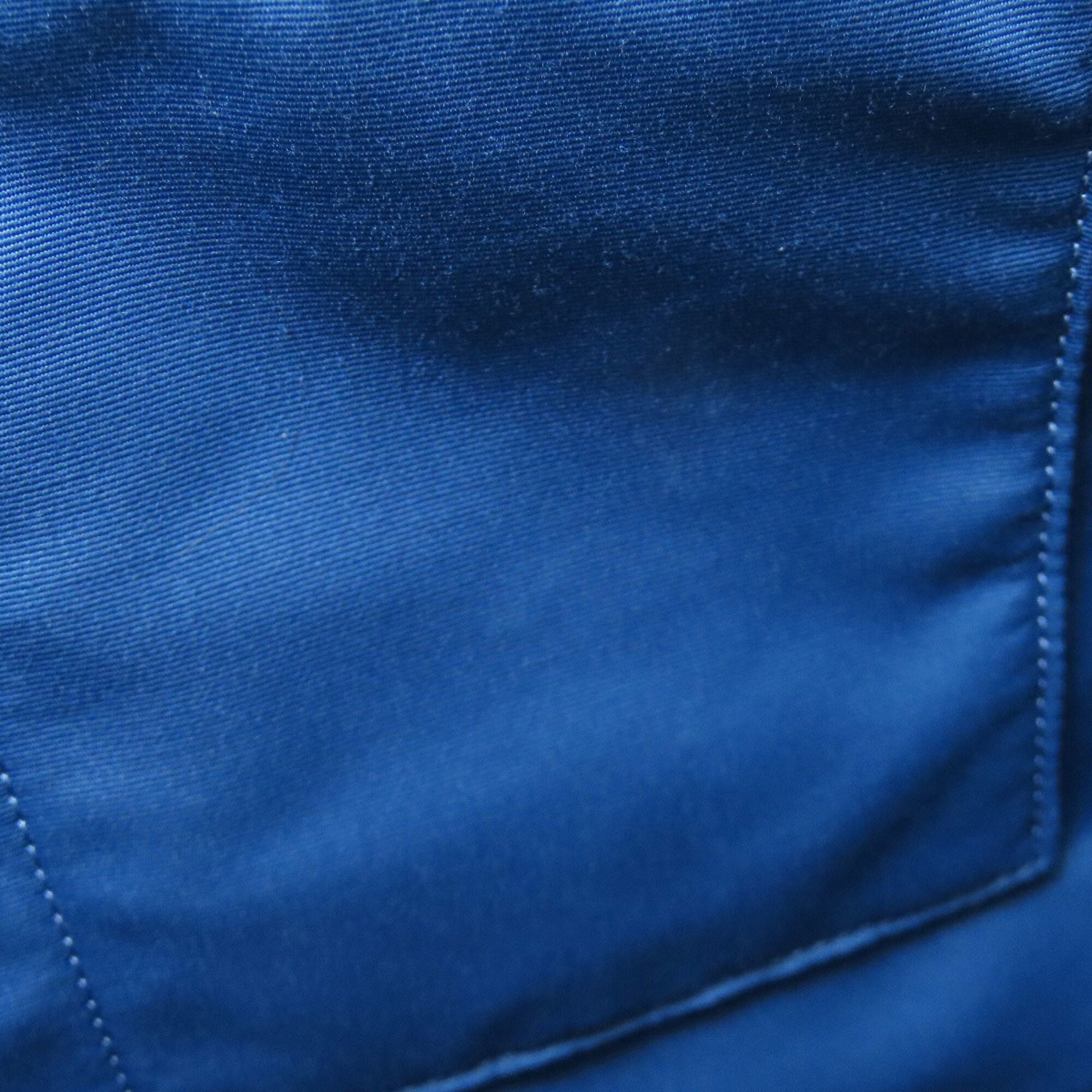 Coach Beige Blue Canvas Tote Bag (Pre-Owned)