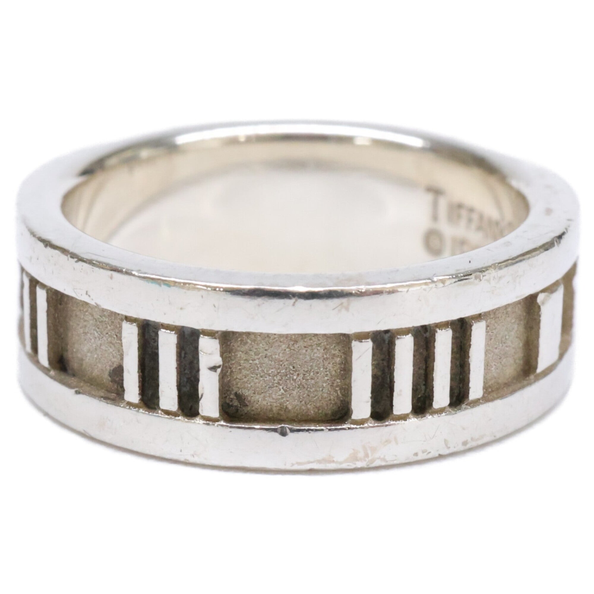 Tiffany Silver Silver 925 Band Ring (Pre-Owned)