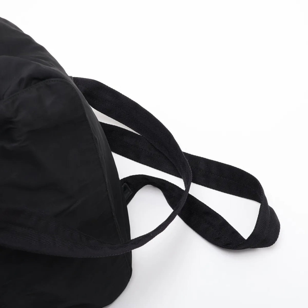 Prada Black Leather Nylon Backpack (Pre-Owned)