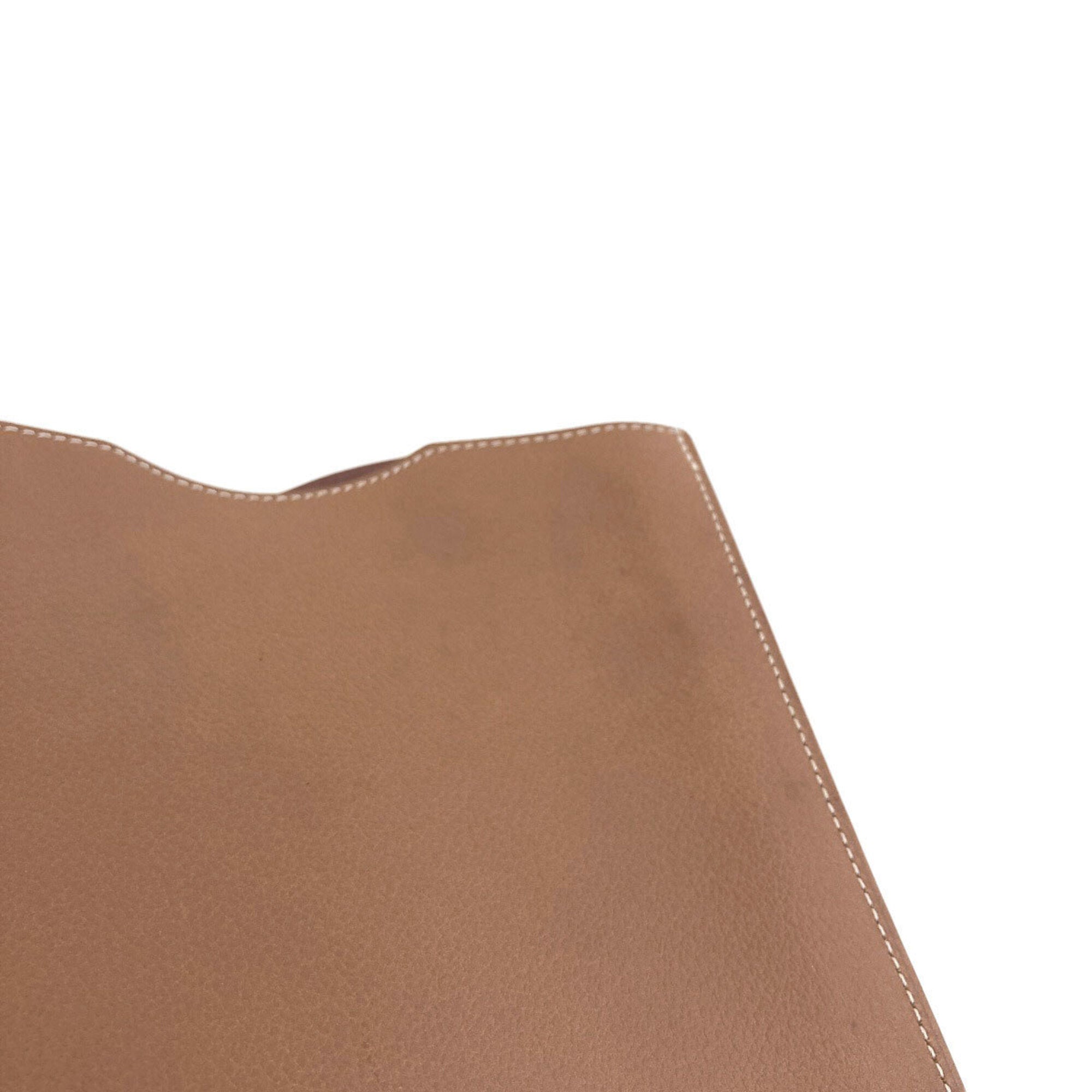 Hermes Brown Swift Leather Shoulder Bag (Pre-Owned)