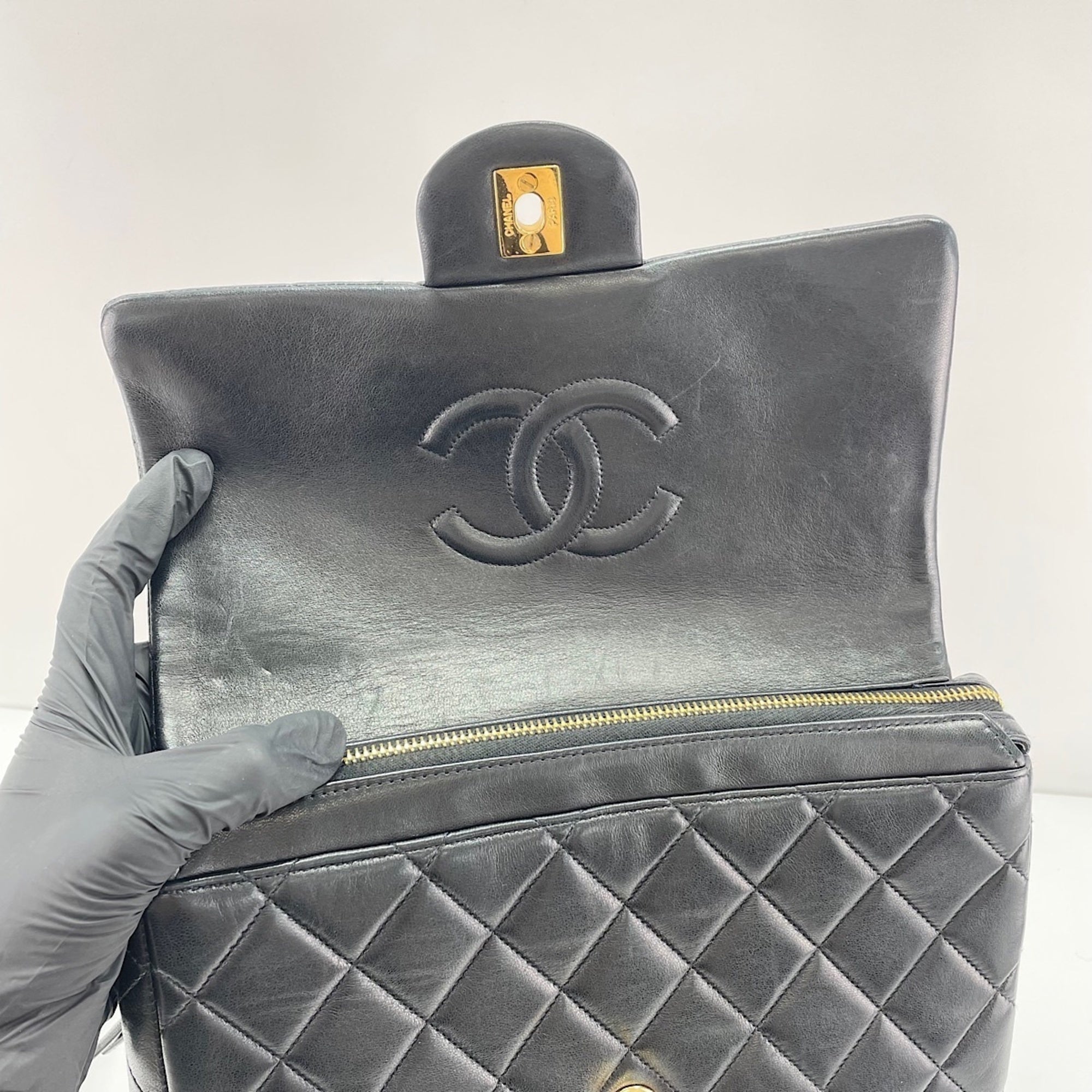 Chanel Matelasse Black Backpack (Pre-Owned)